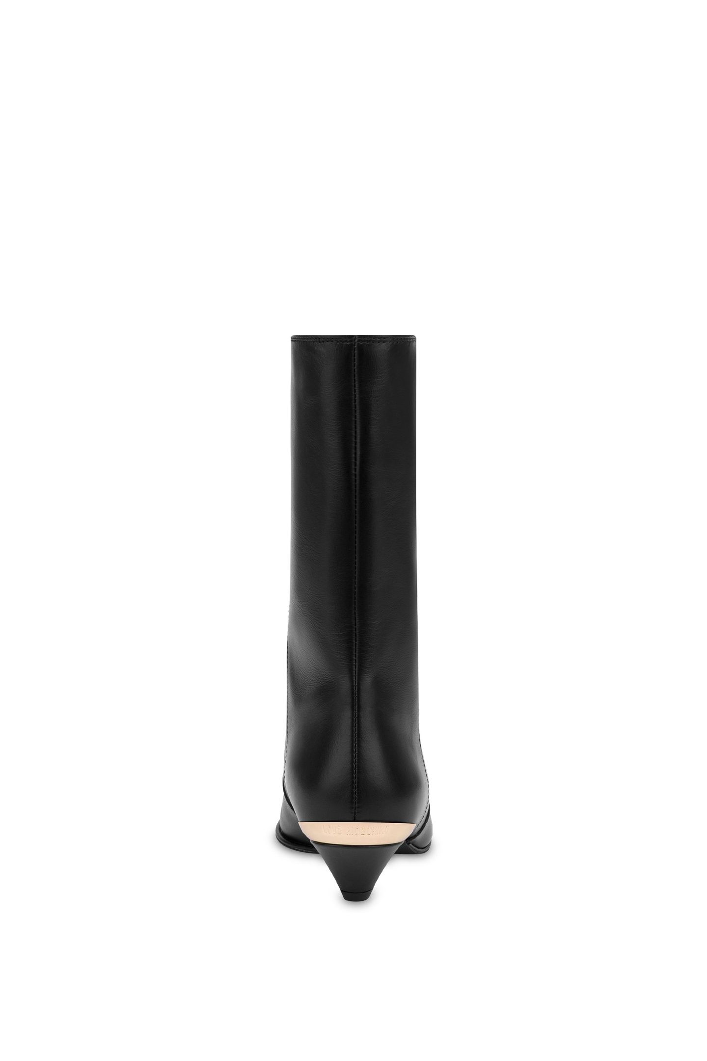 CALFSKIN ANKLE BOOTS BLACK 4