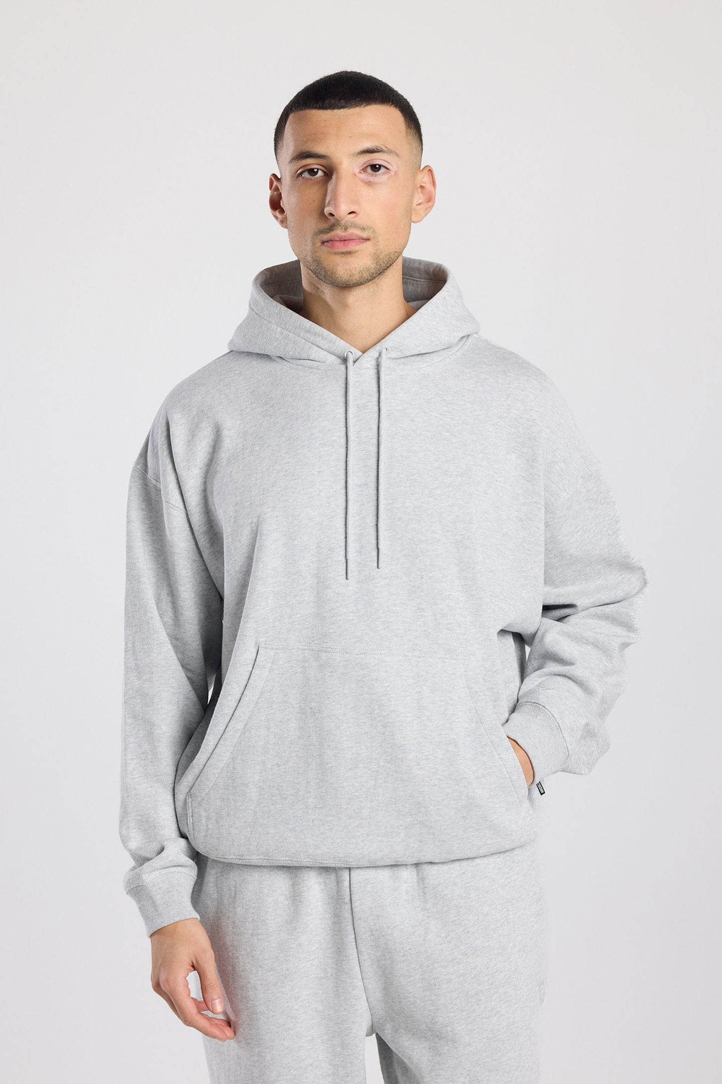 SCOTT HOOD LIGHT GREY MELANGE 1