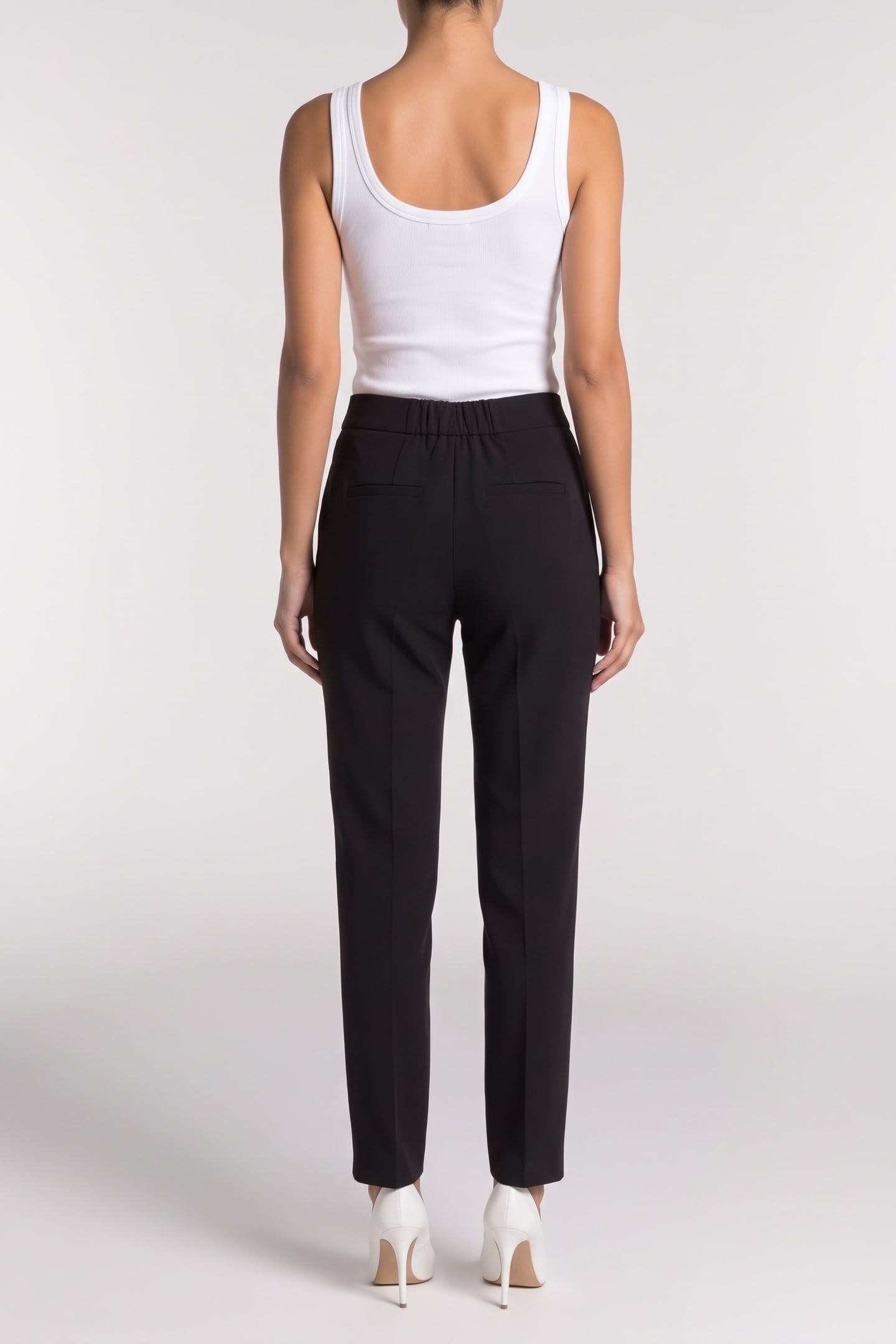 BECKY CHINO PANT JET BLACK A996 2