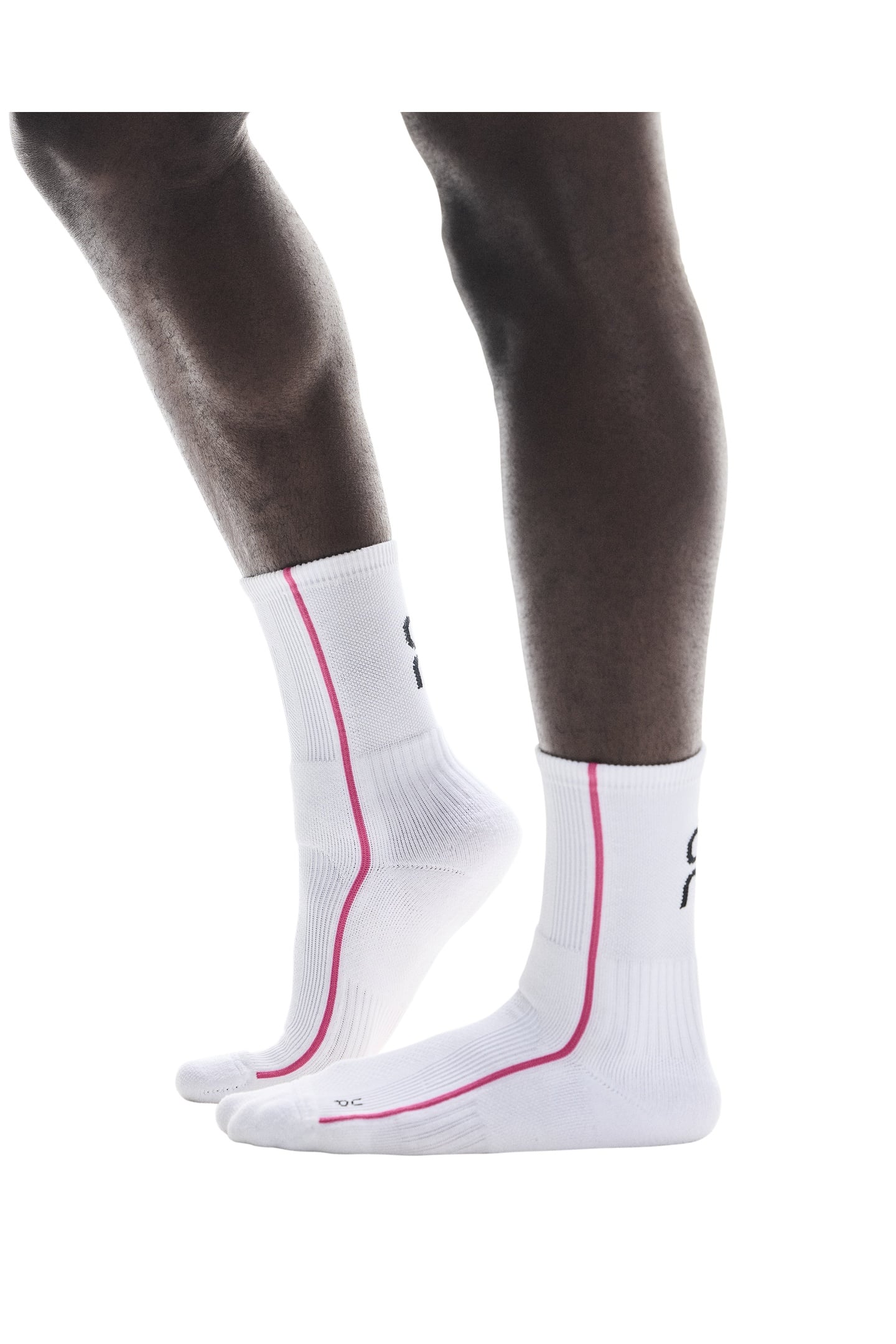 COURT SOCK HIGH 1 UNISEX WHITE | PINK 4