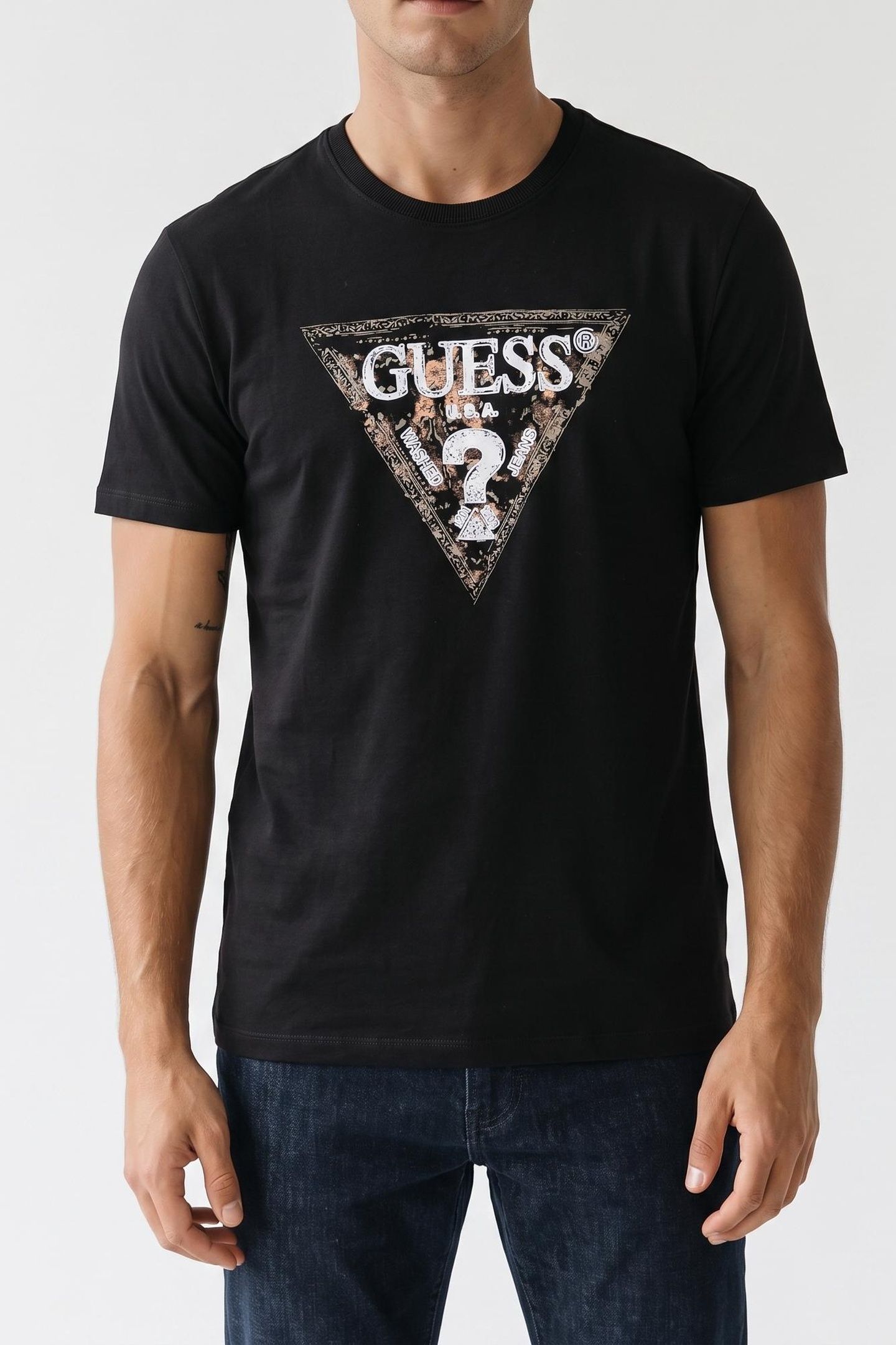 SS CN GUESS TRIANGLE JET BLACK A996 1