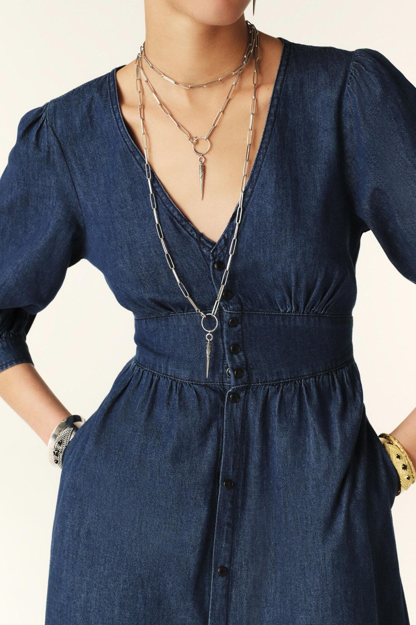 MID-LENGTH DRESS BLUE 5