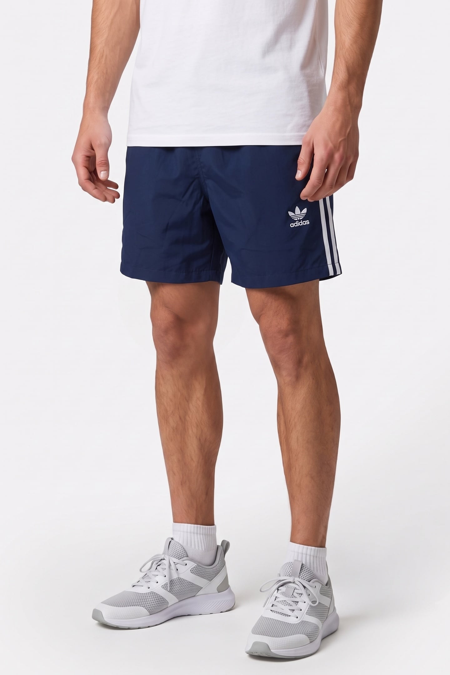 UNISEX PERFORMANCE ORIGINALS ADICOLOR 3 STRIPES SWIM SHORT N 2