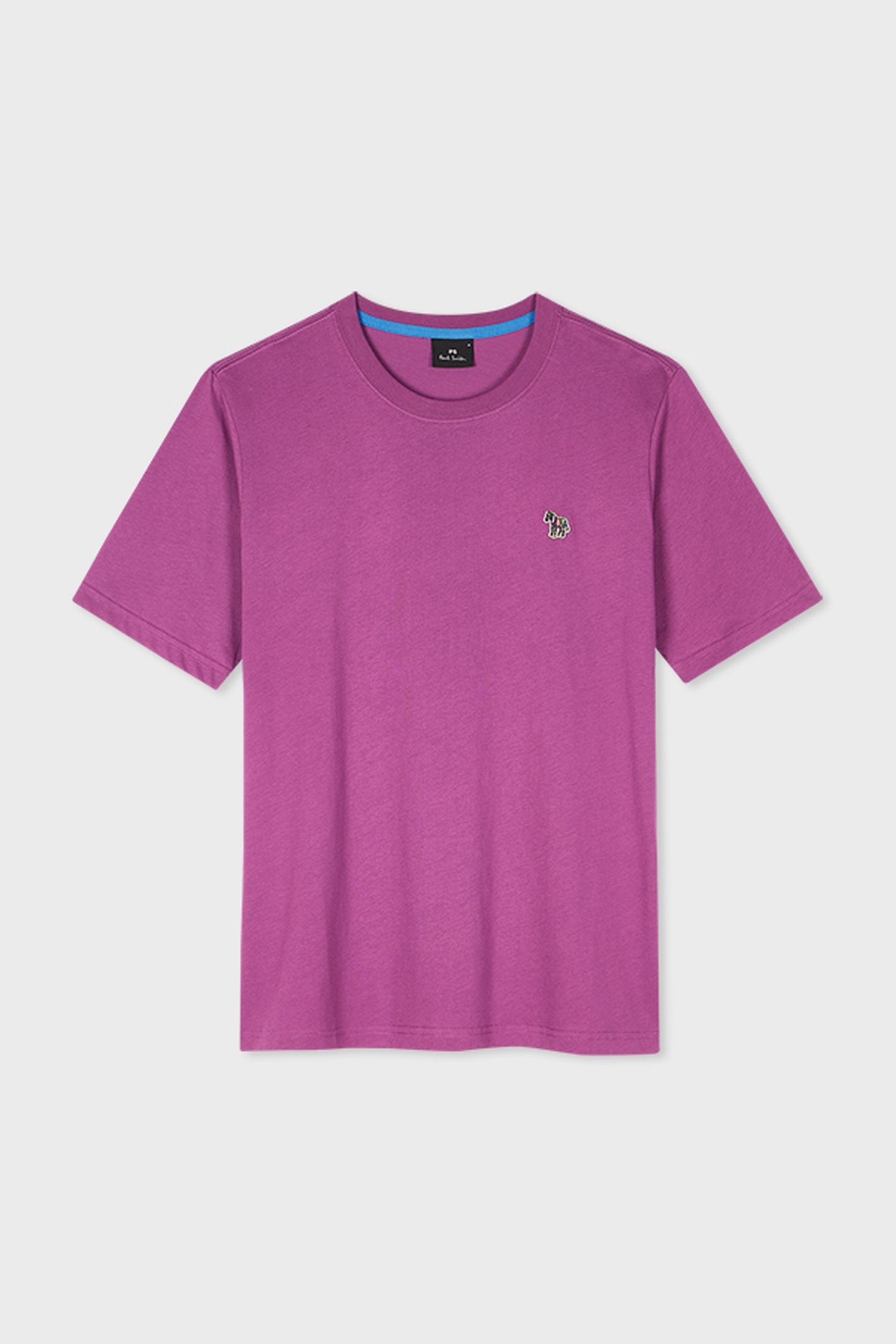 MENS REG FIT SS TSHIRT ZEBRA PURPLE 5