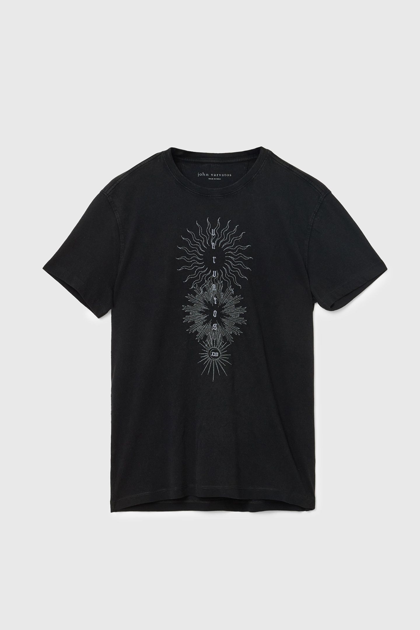 SS CREW TEE - VARVATOS RAYS BLACK 2