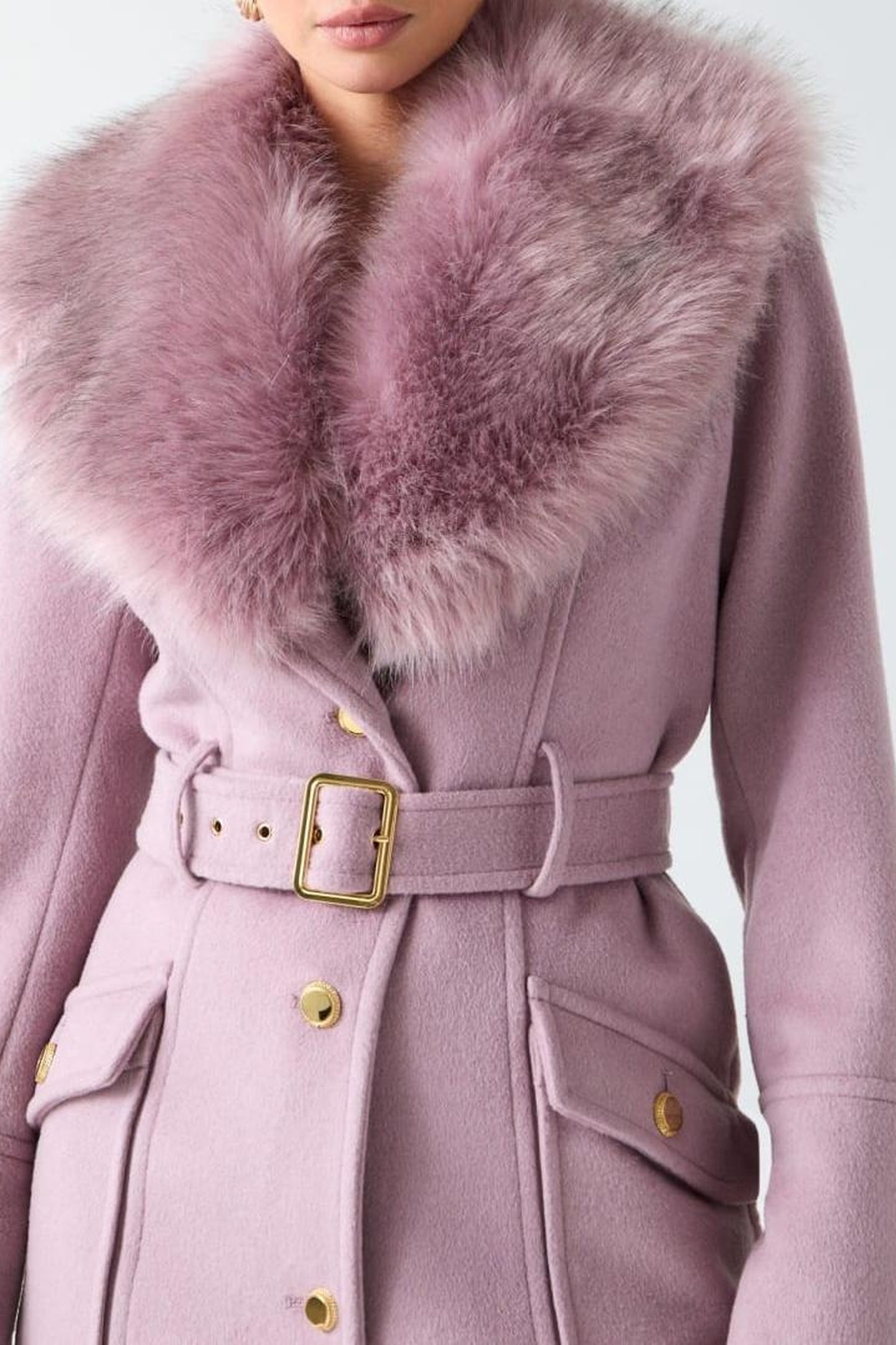 NEW ALICE COAT MAUVE BERRY 9