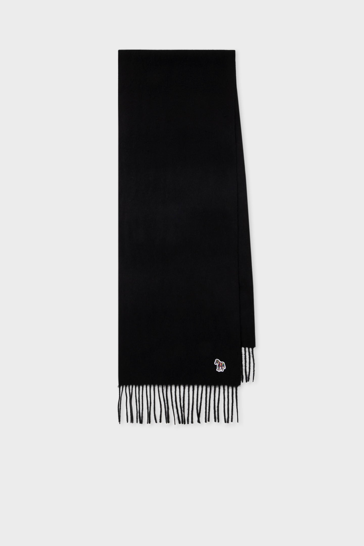 MEN SCARF PS ZEBRA BLACK 1