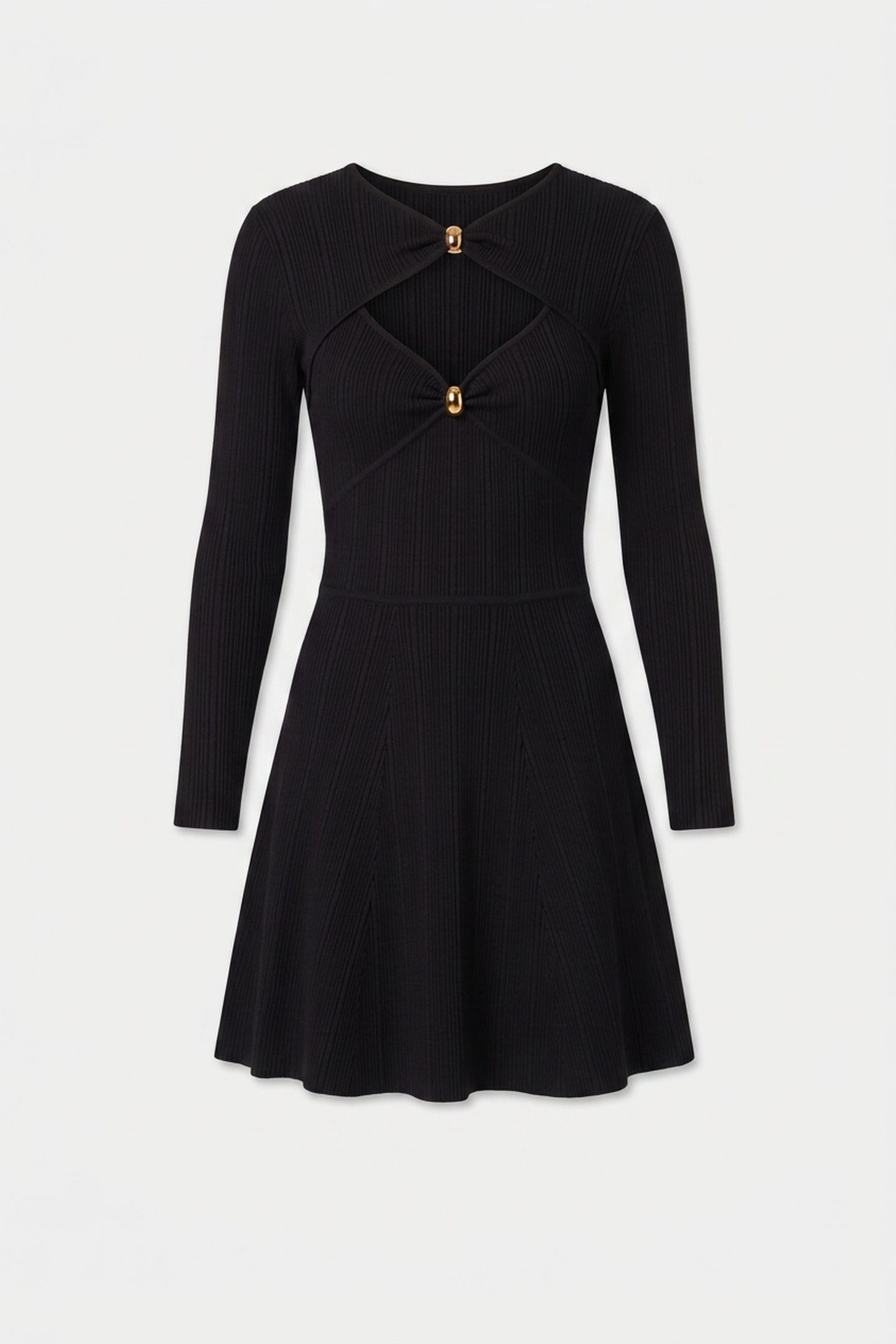 KATHLEEN LS RIB DRES JET BLACK A996 3