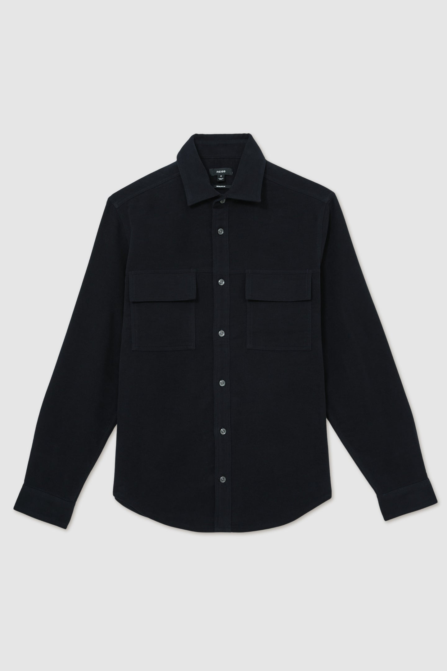 LS TWIN POCKET MOLESKIN OVERSHIRT NAVY 5