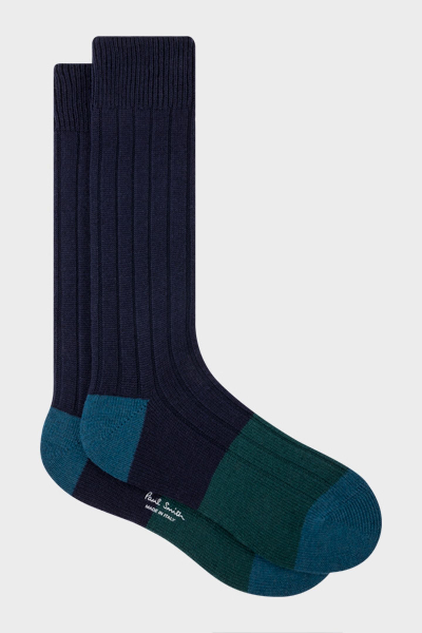 MEN SOCK MASE CASHMERE NAVY 3