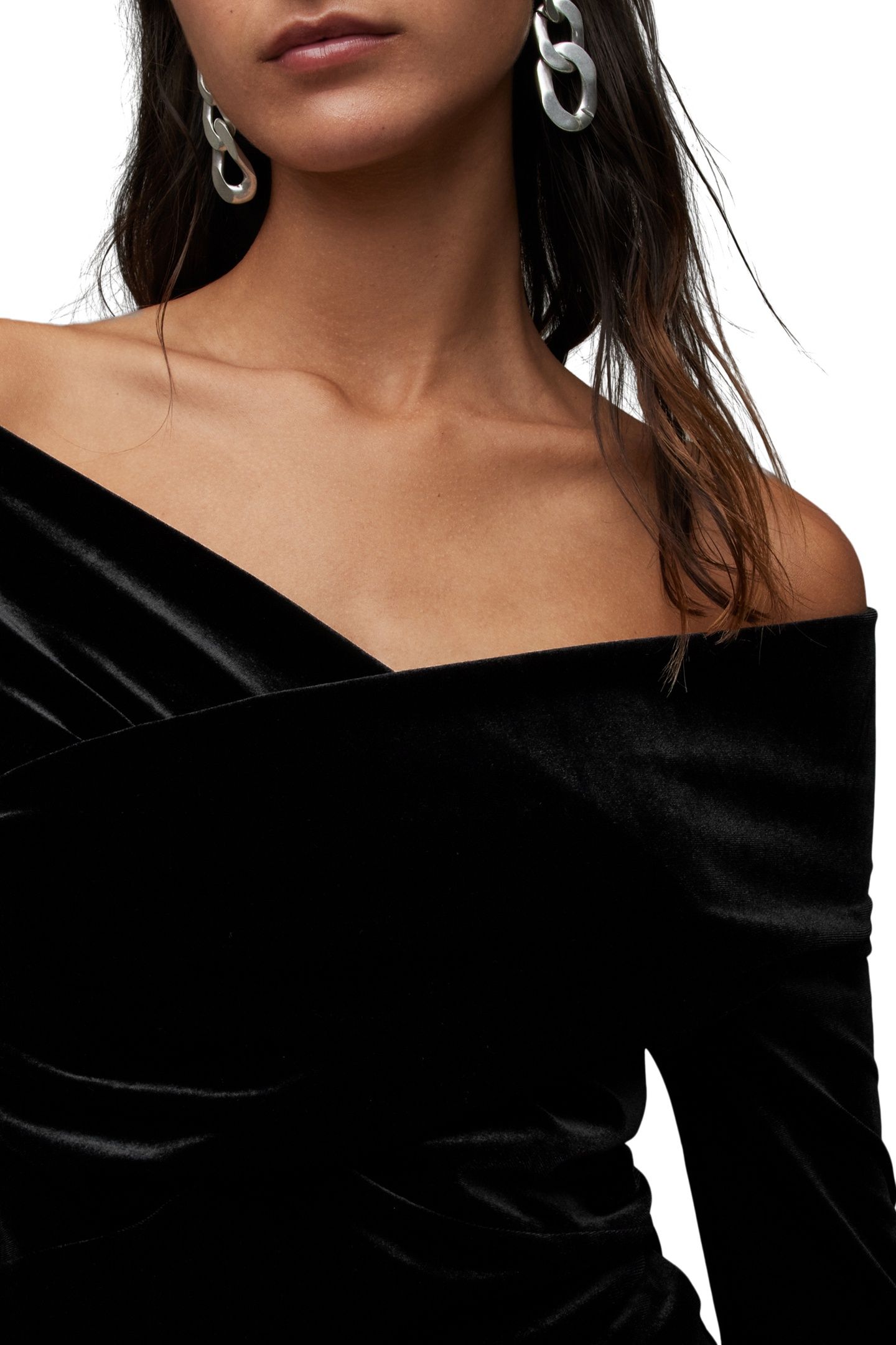 DELTA VELVET TOP BLACK 9