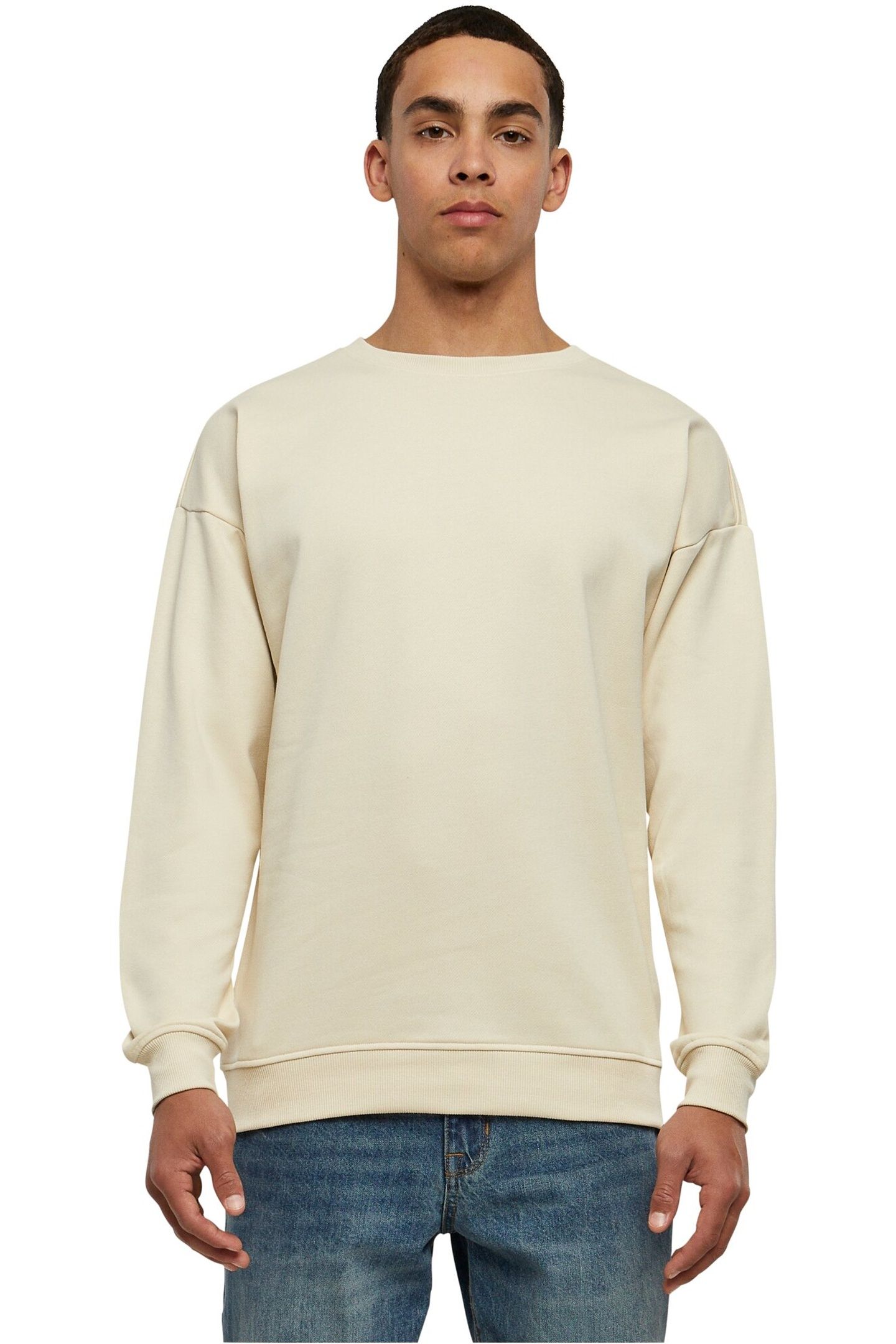 SWEAT CREWNECK SAND 1