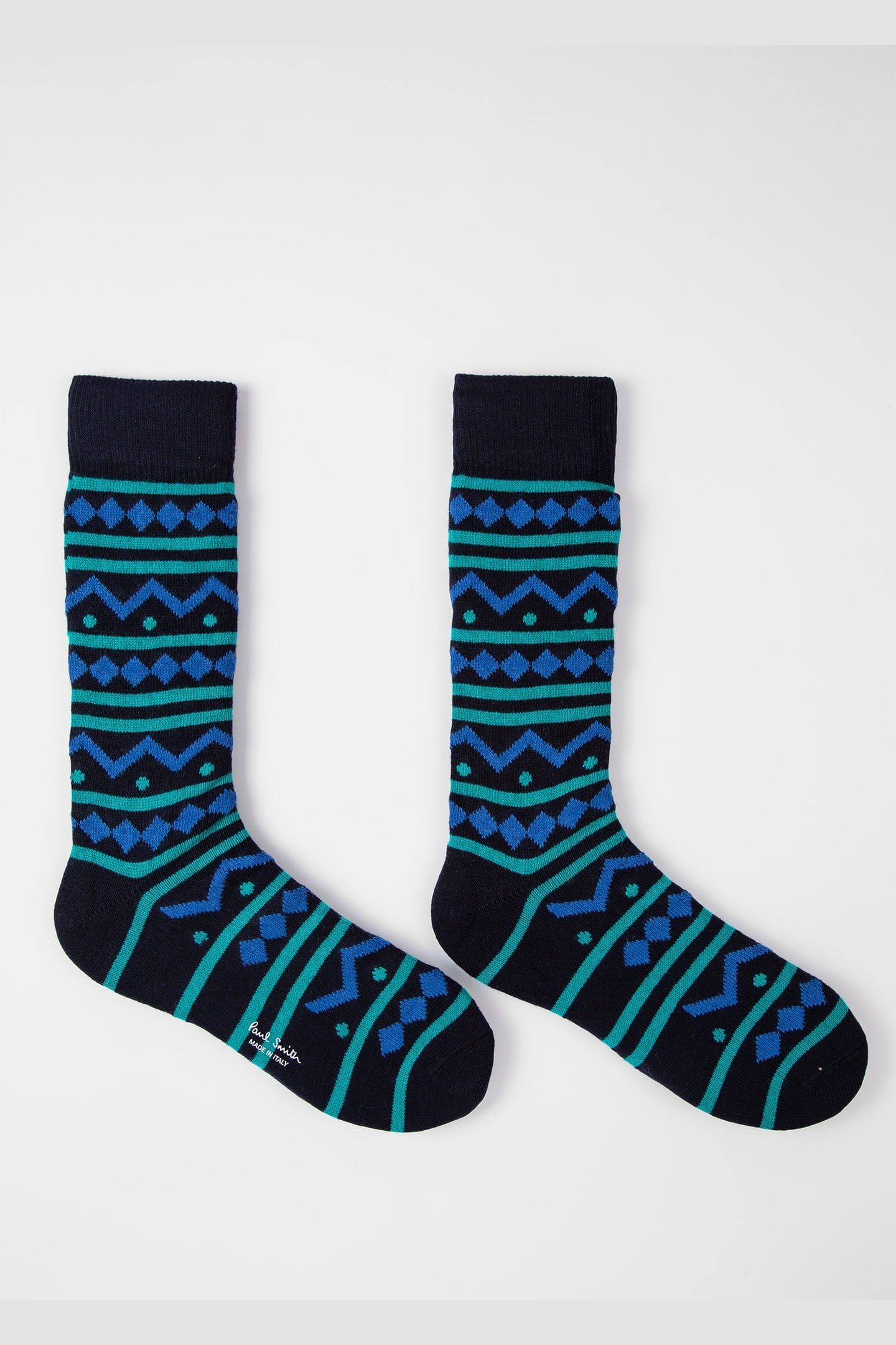 MEN SOCK QUINTRELL BATIK NAVY 2