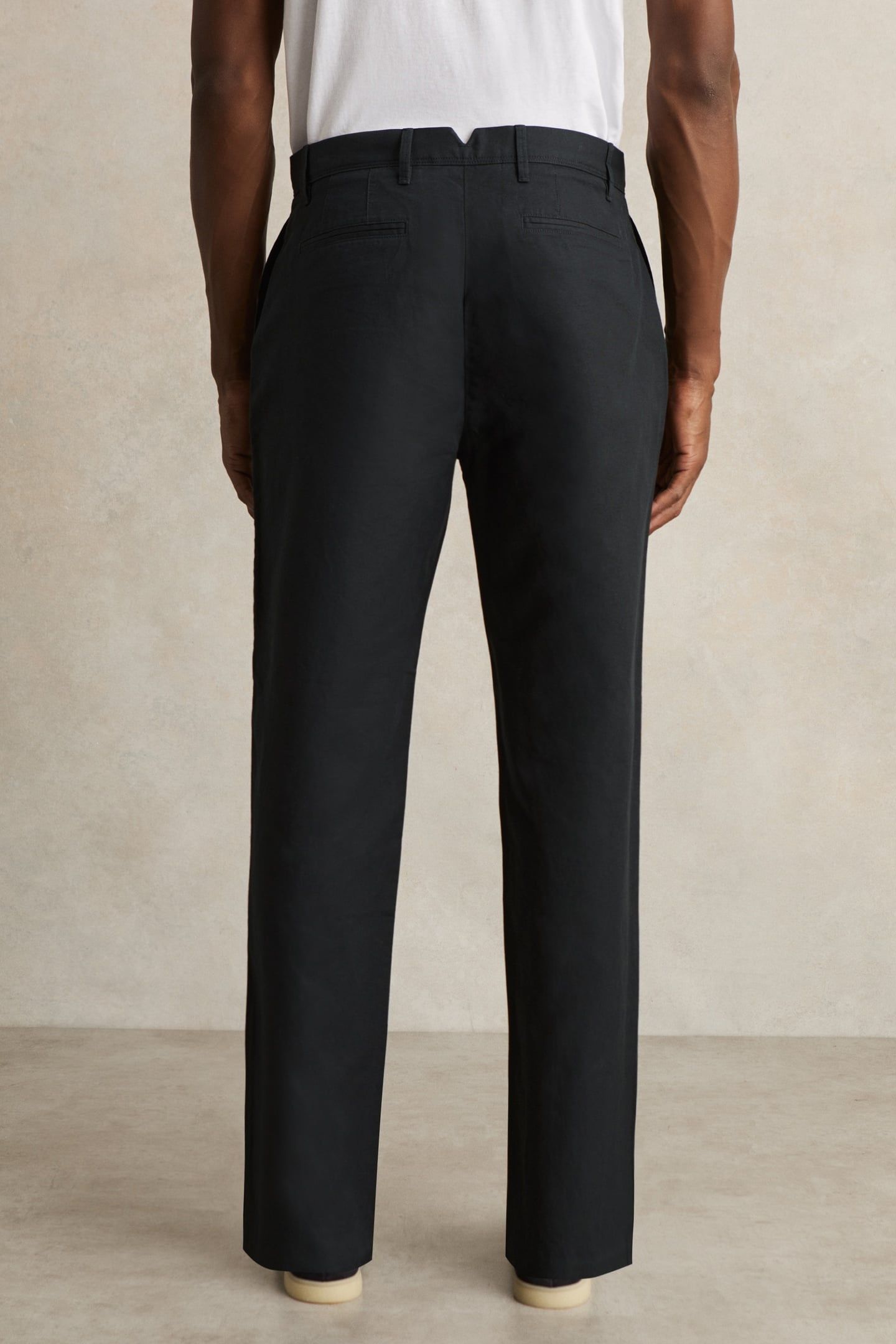 COTTON RELAXED FIT TROUSER NAVY 3