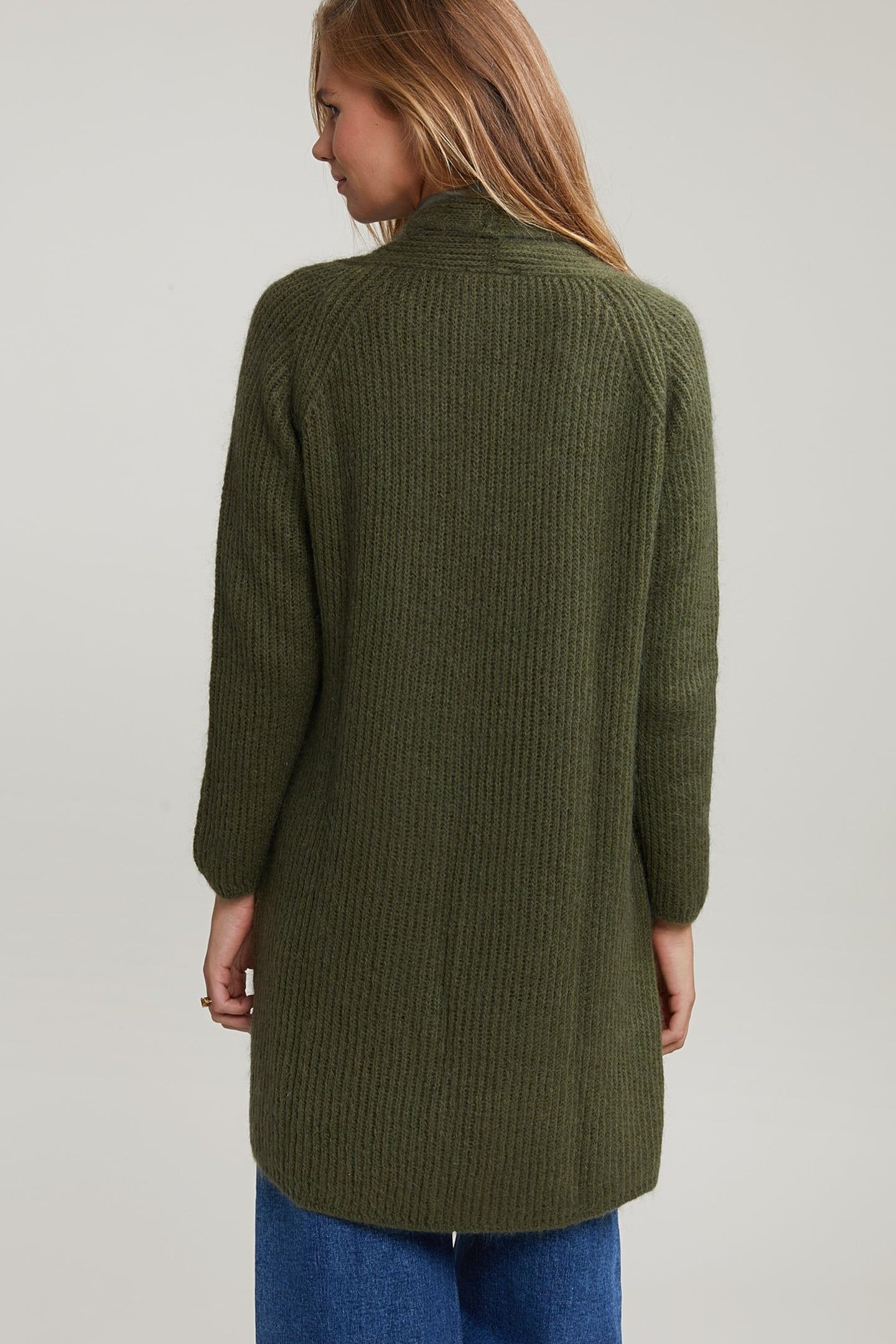 LONG CARDIGAN LONG SLEEVES KHAKI 2