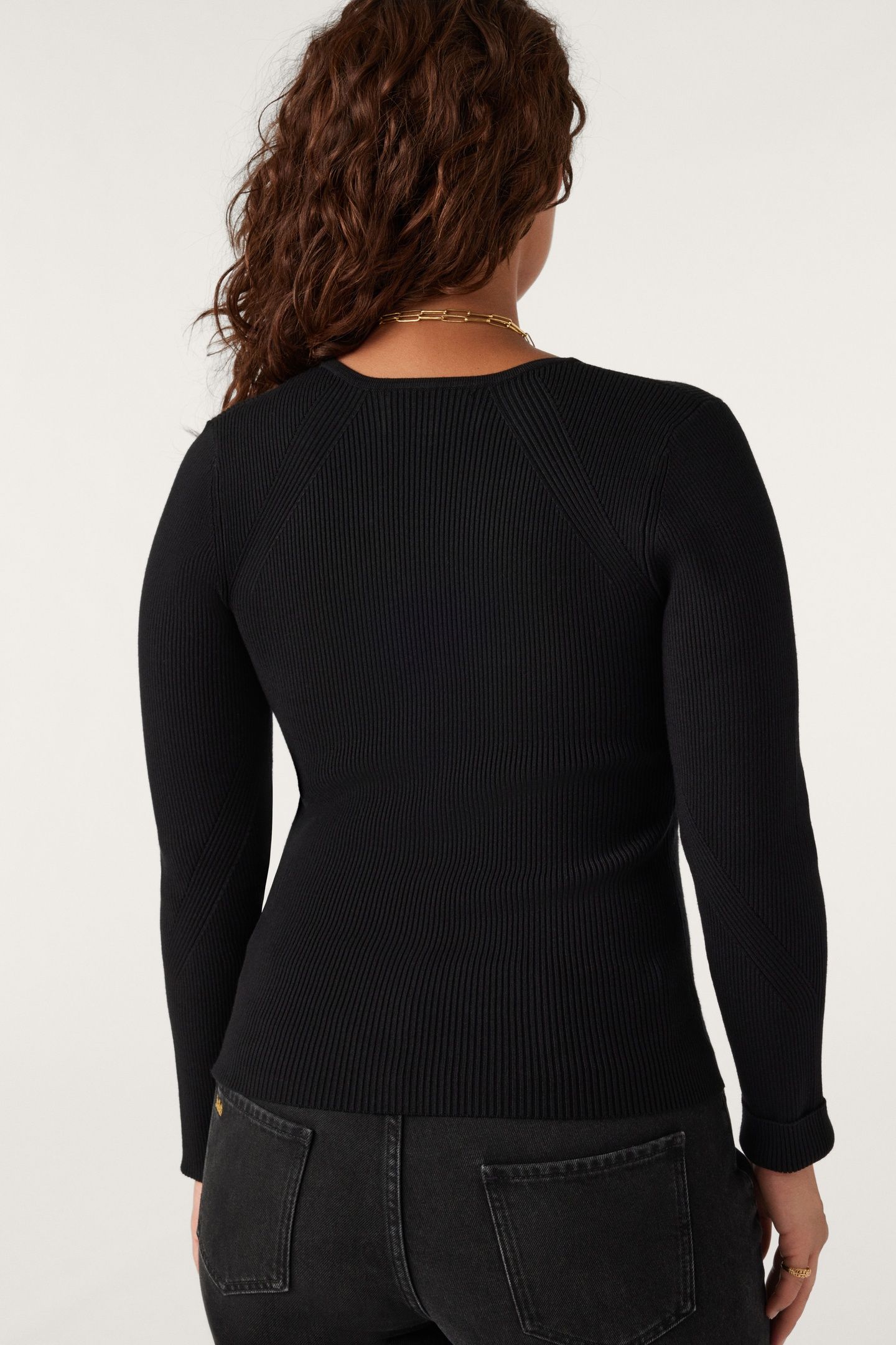 LONG SLEEVES KNIT BLACK 2