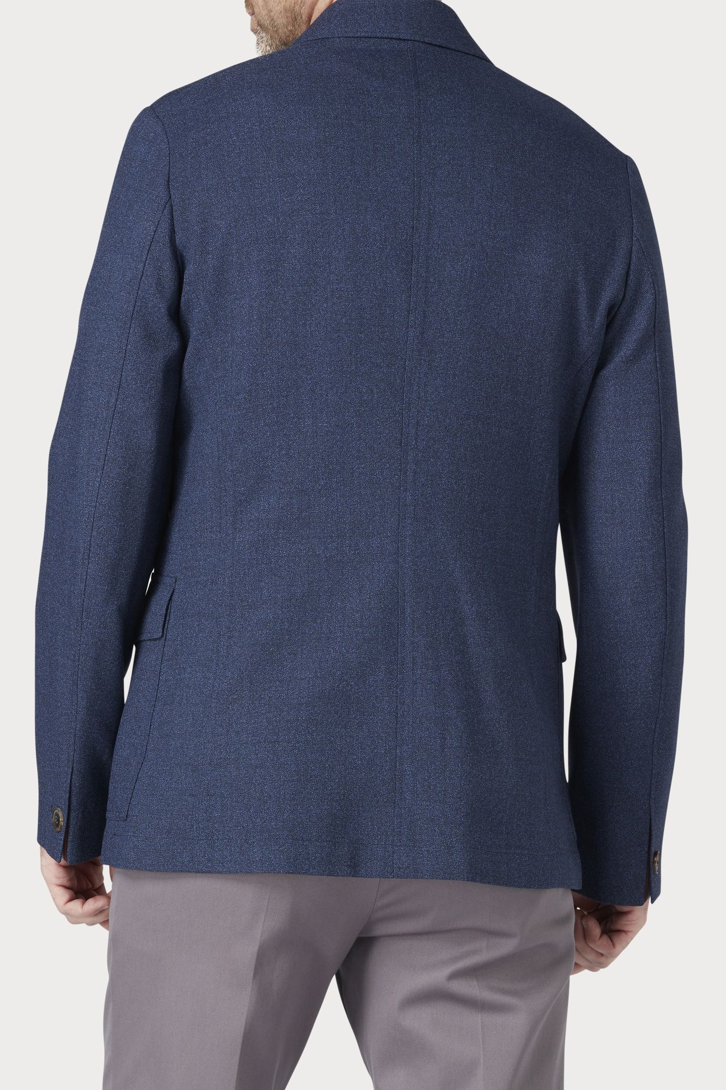 MENS 3 BUTTON JACKET INDIGO 2