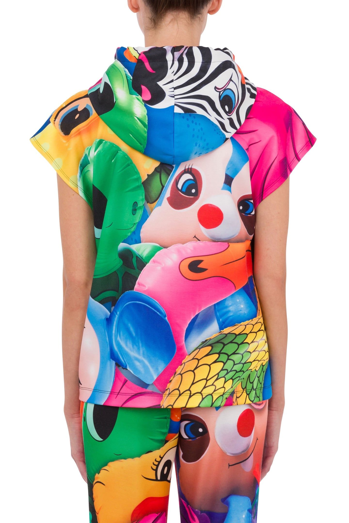 INFLATABLE ANIMALS SLEEVELESS SWEATSHIRT MULTICOLOR 2
