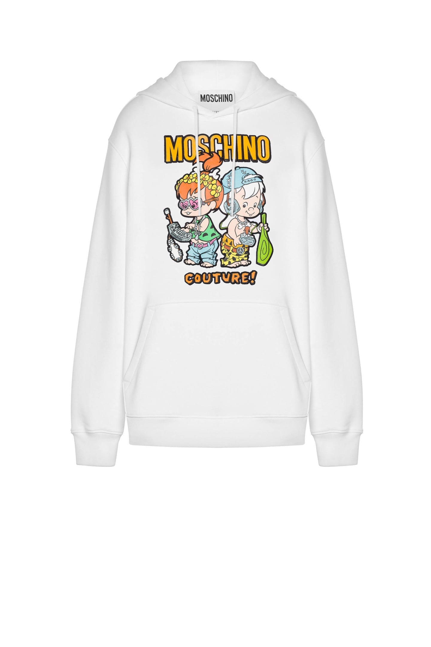 MOSCHINO X THE FLINTSTONES™ HOODIE WHITE 3