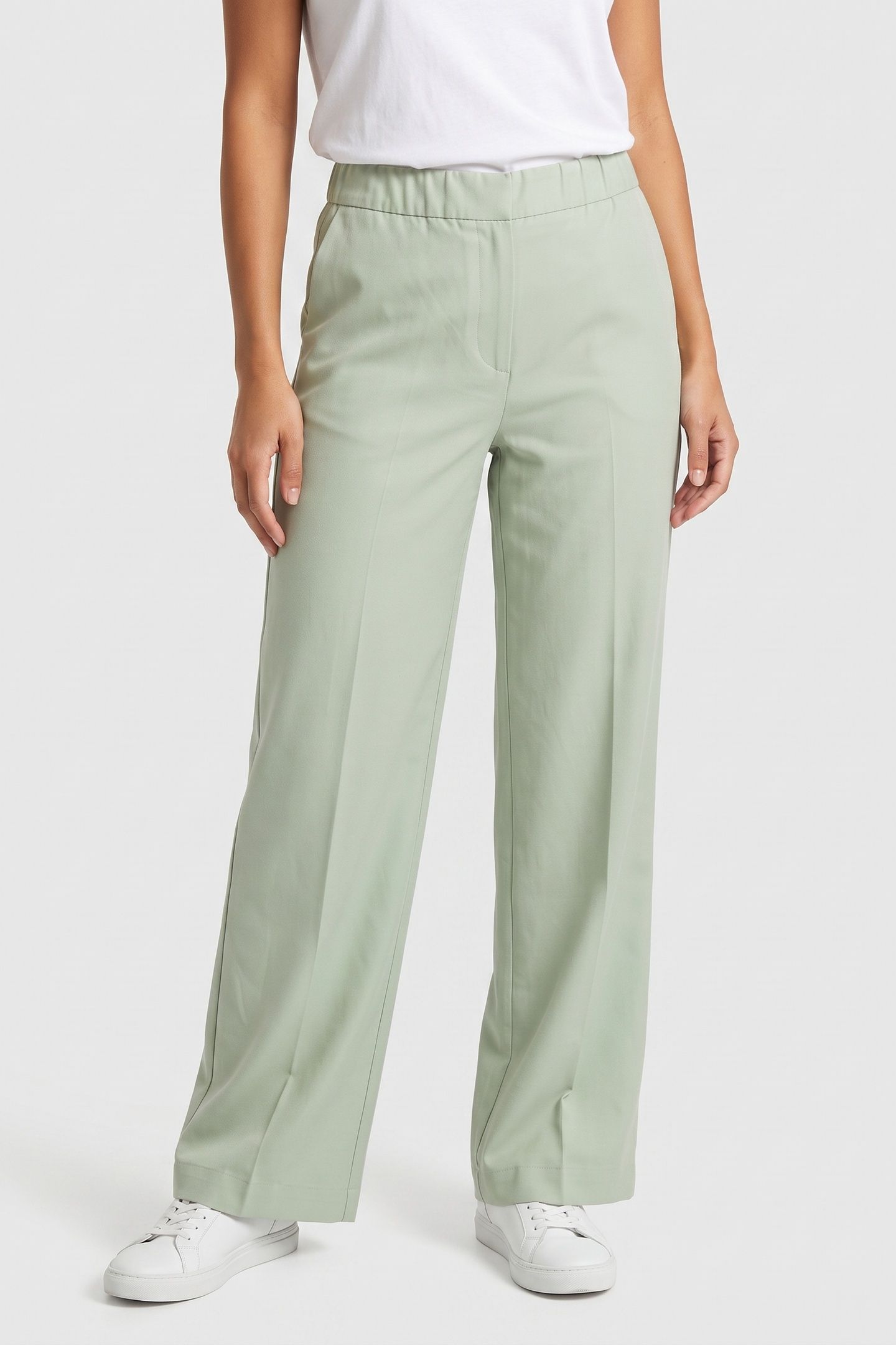 PA NATHALIA LINEN TROUSERS GREEN 1