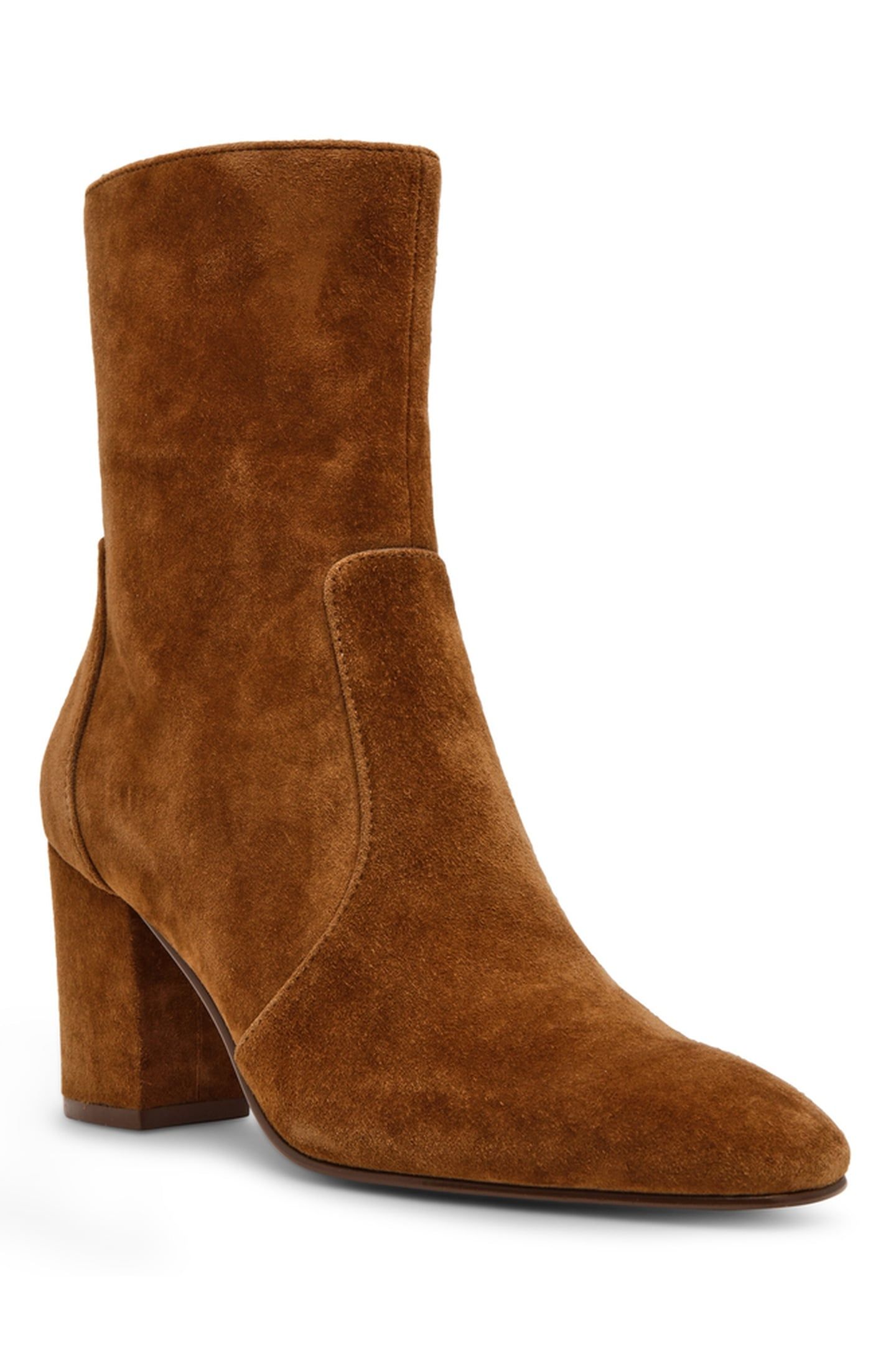 CROSSBAR BOOTIES CHESTNUT SUEDE 4