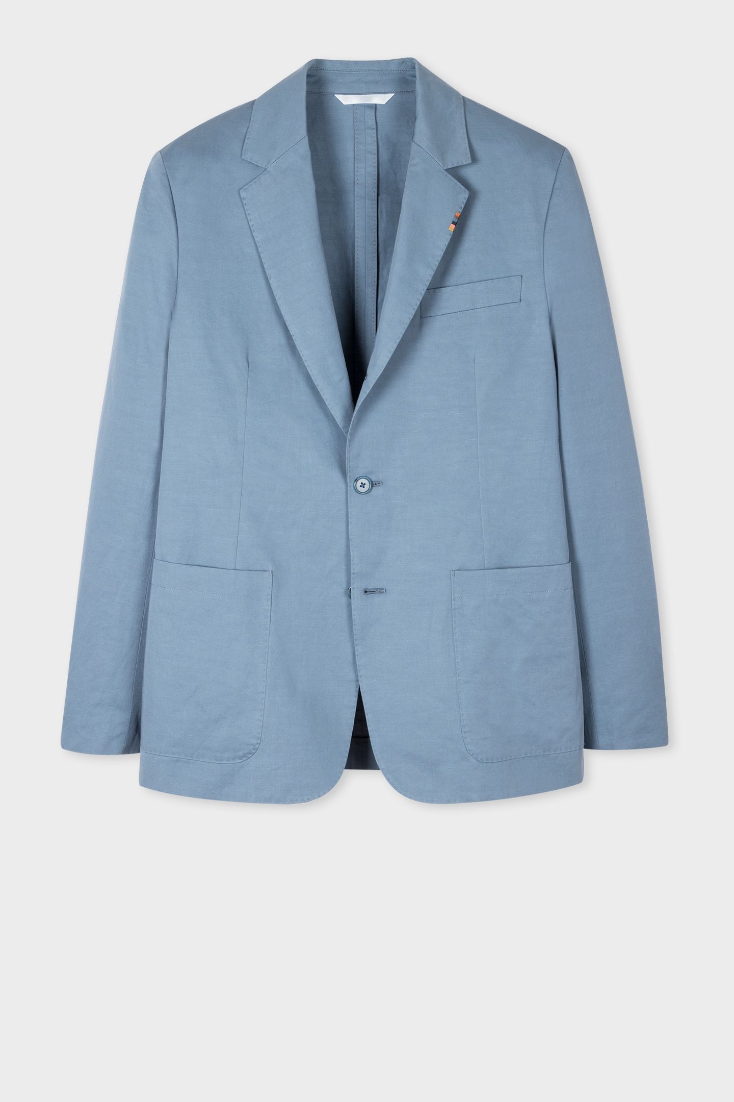 MENS 2BTN SB JACKET GREYISH BLUE 1