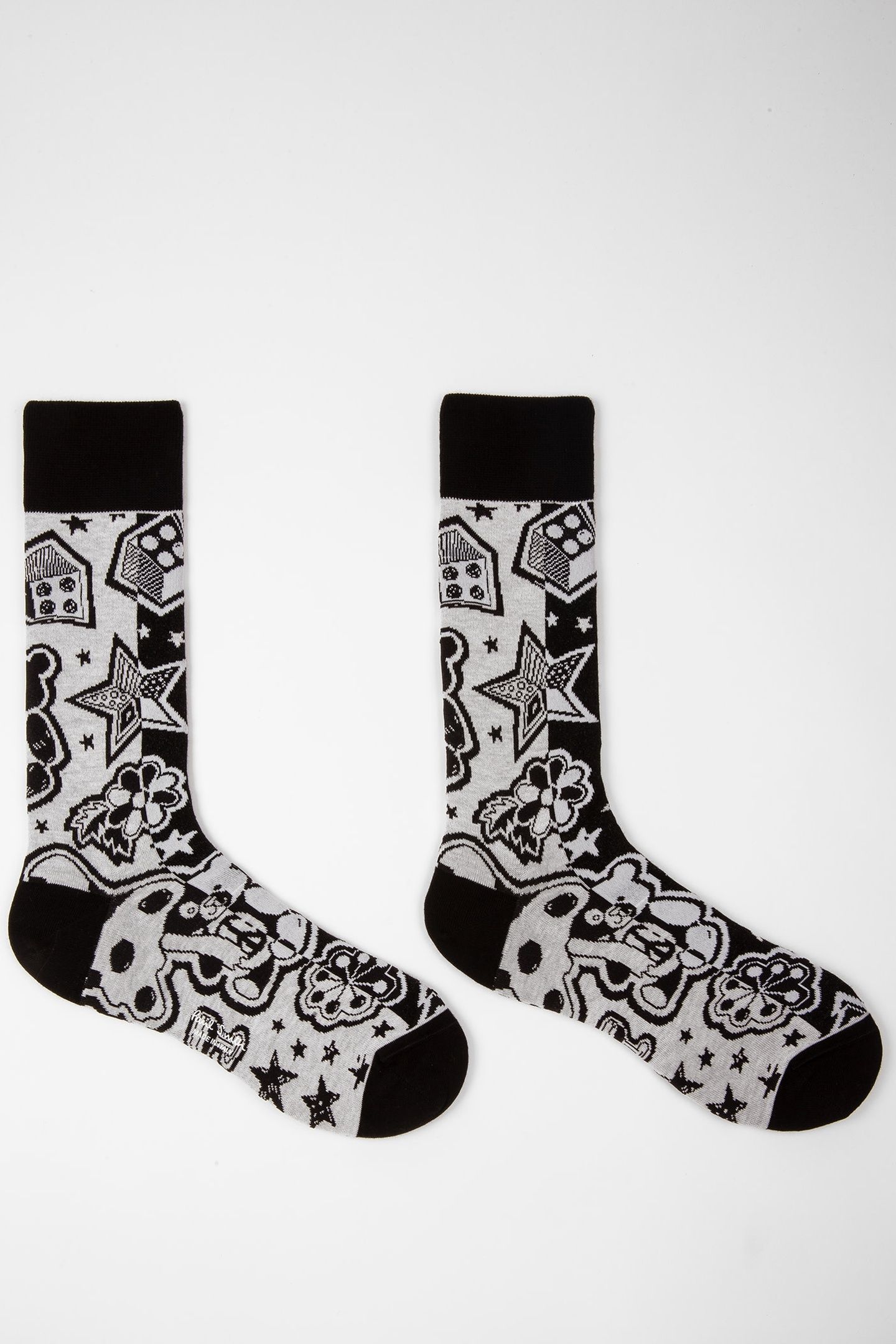 MEN SOCK POP BLACK 2