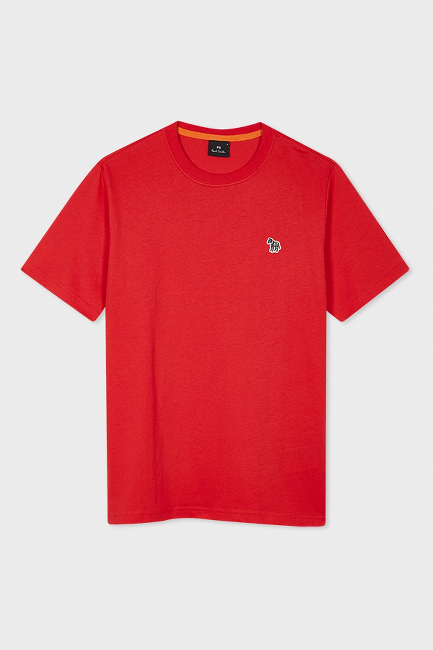 MENS REG FIT SS TSHIRT ZEBRA RED 5