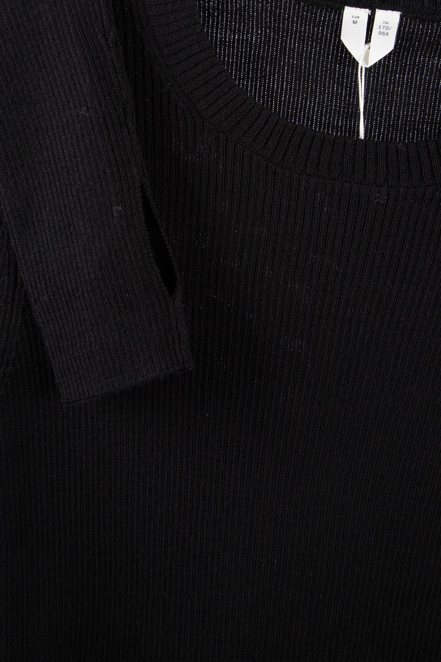 TINT RIB SWEATER BLACK 4