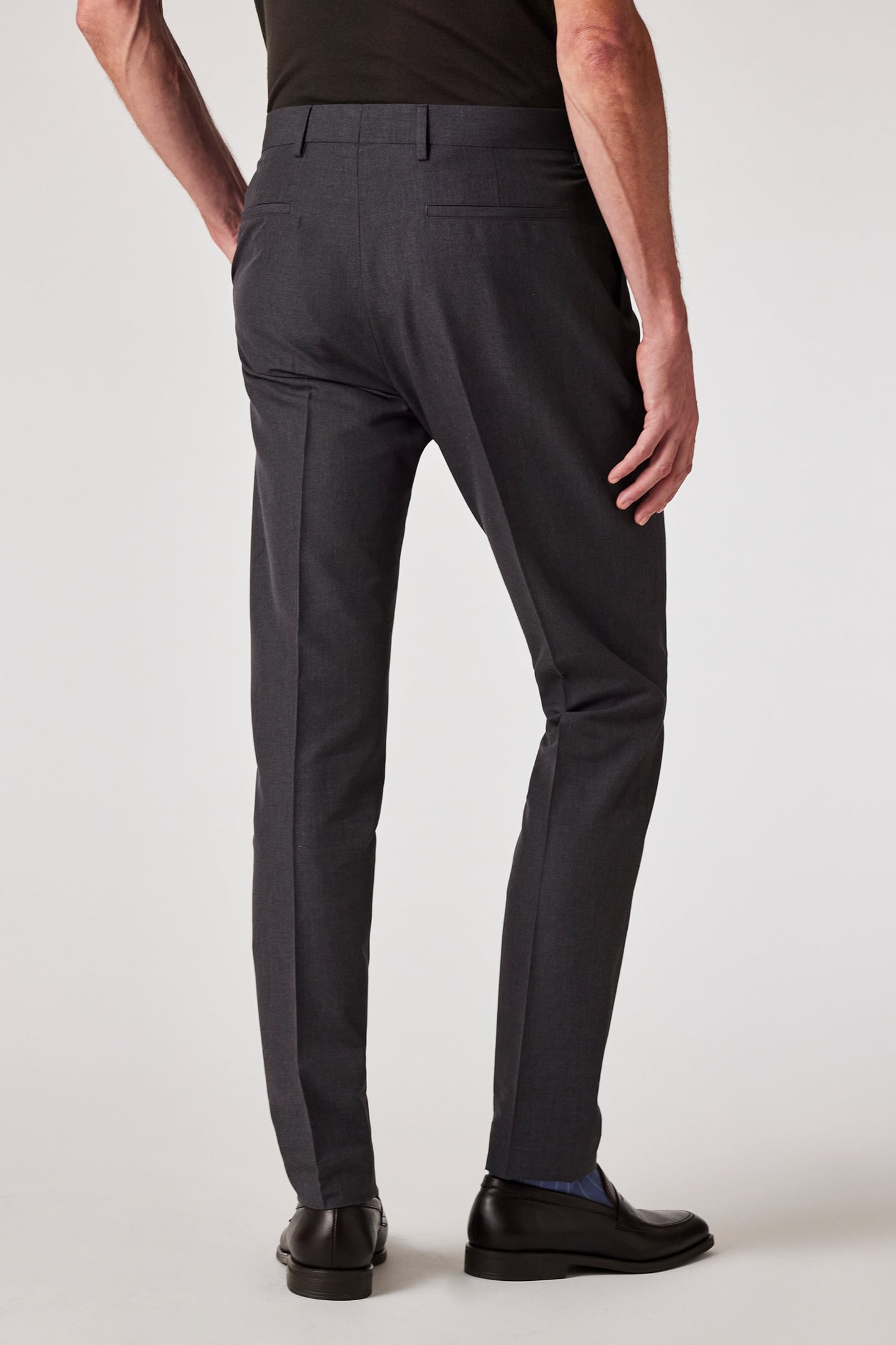 MENS TROUSER GREY MELANGE 2