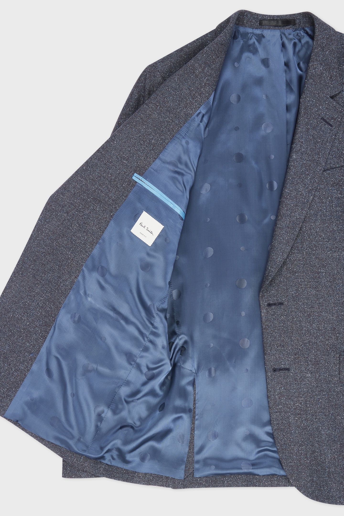MENS TAILORED FIT 2 BUTTON SUIT SMOKE 6