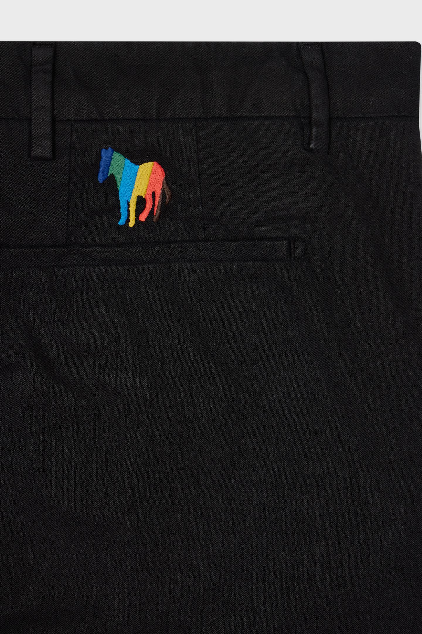 MENS SLIM FIT CLEAN CHINO BS ZEB BLACK 4