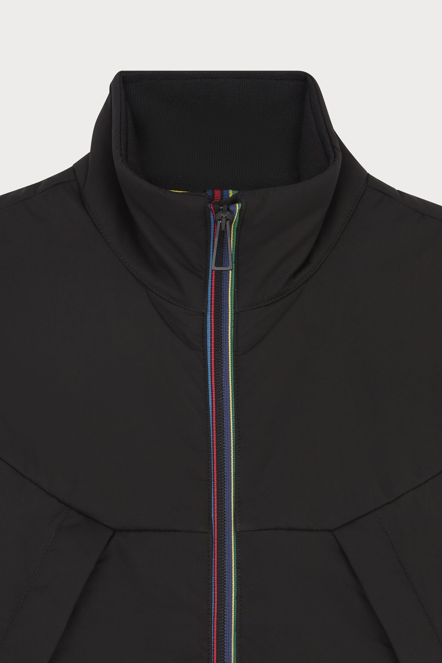 MENS MIXED MEDIA JACKET BLACK 3
