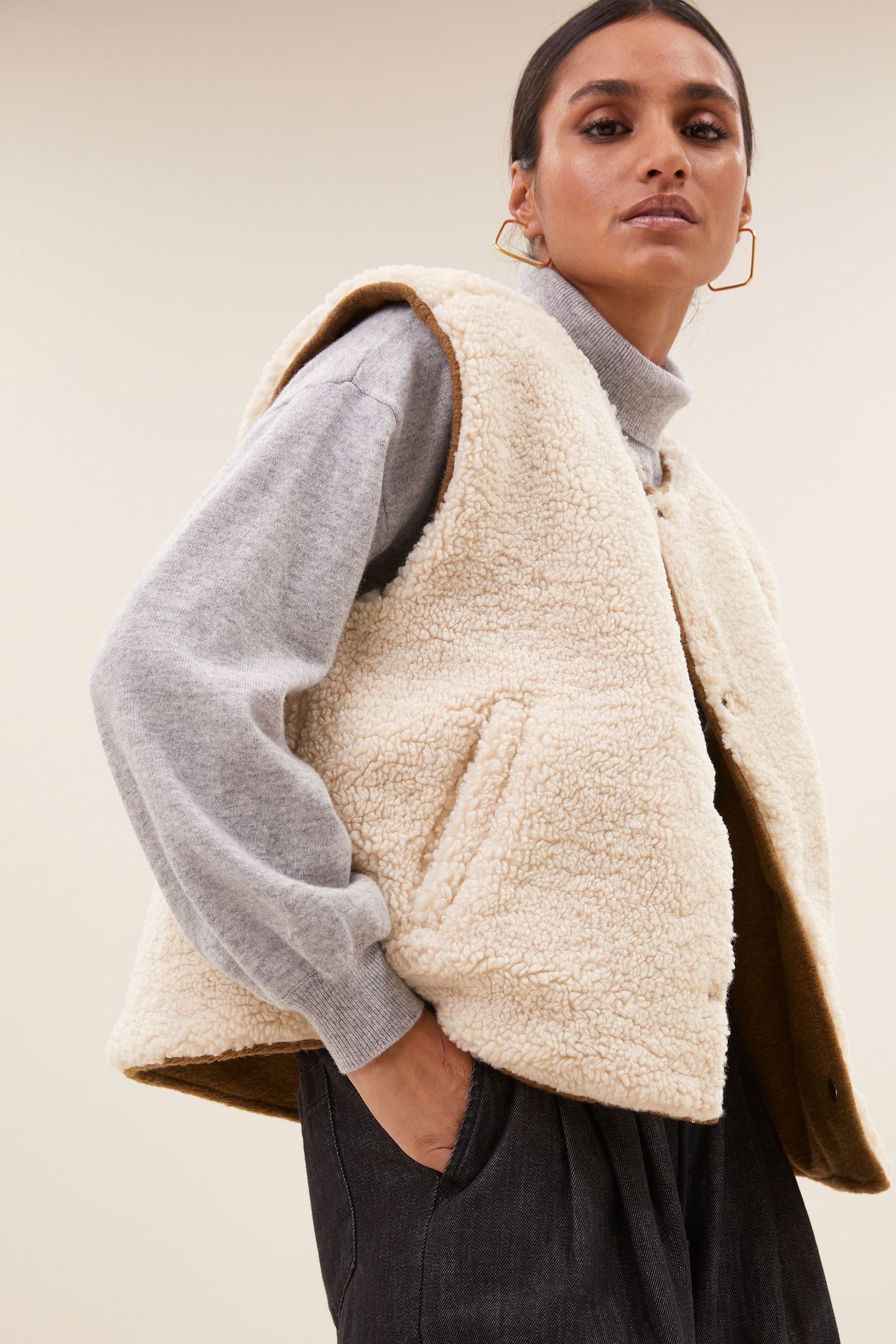 JOELLE WOOL JACKET CAMEL 7