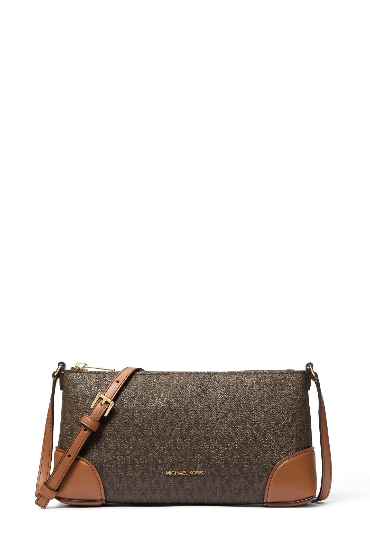 SMALL ZIP CROSSBODY BROWN/ACORN 1