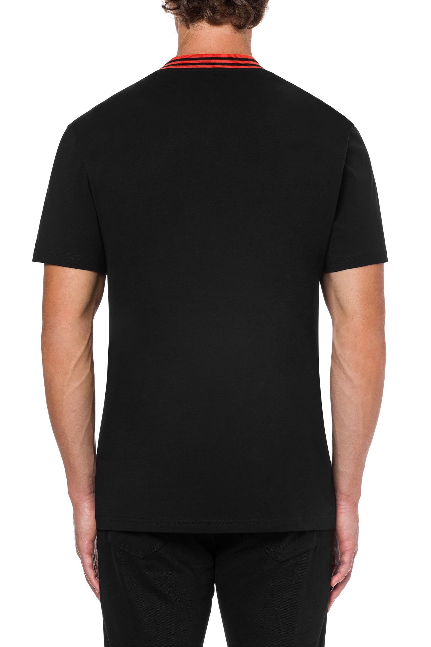 VARSITY TEDDY BEAR ORGANIC JERSEY T-SHIRT BLACK 2