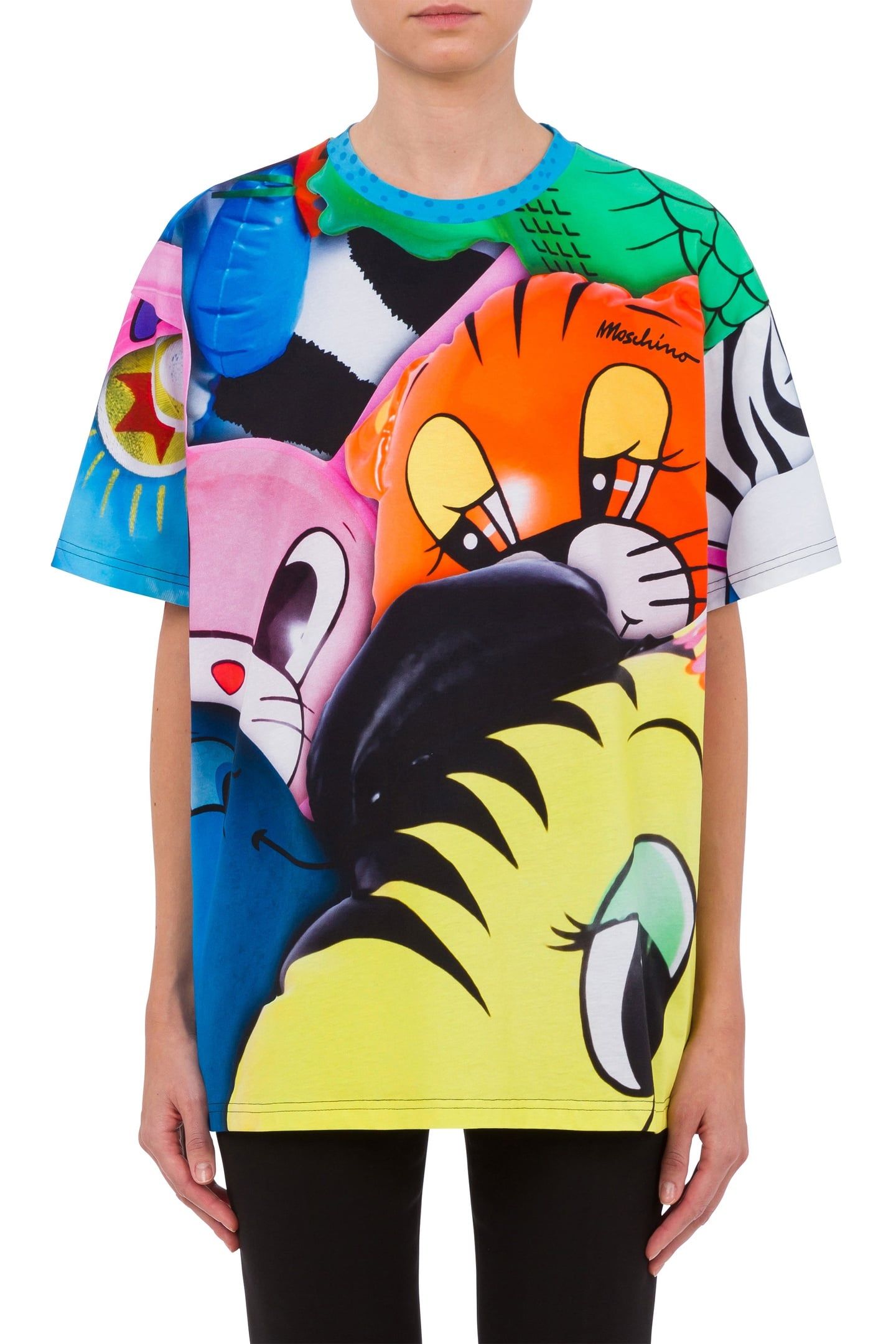 T-SHIRT IN JERSEY INFLATABLE ANIMALS MULTICOLOR 1