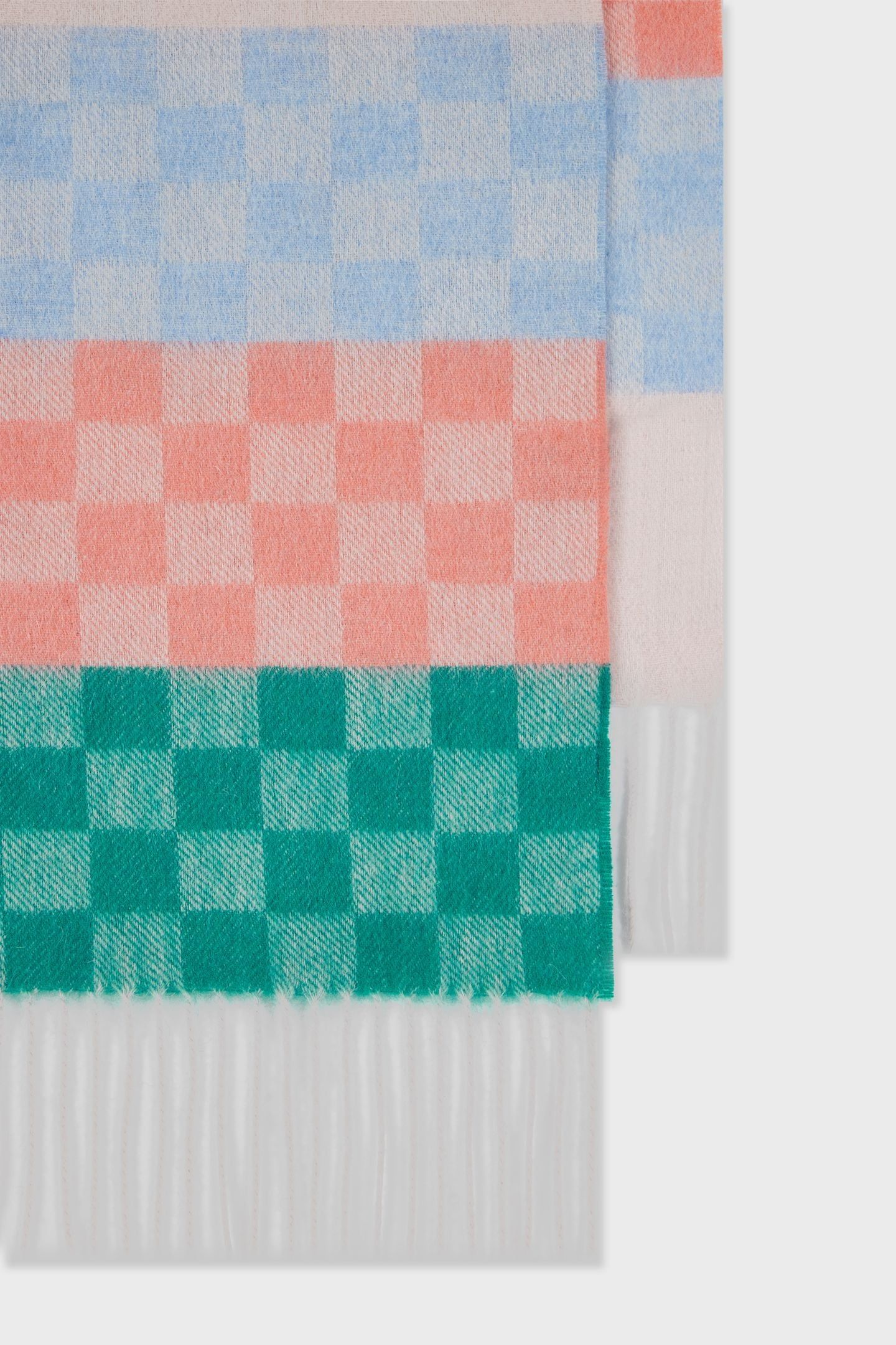 WOMEN SCARF CHCKBRD SWIRL SWIRL 5