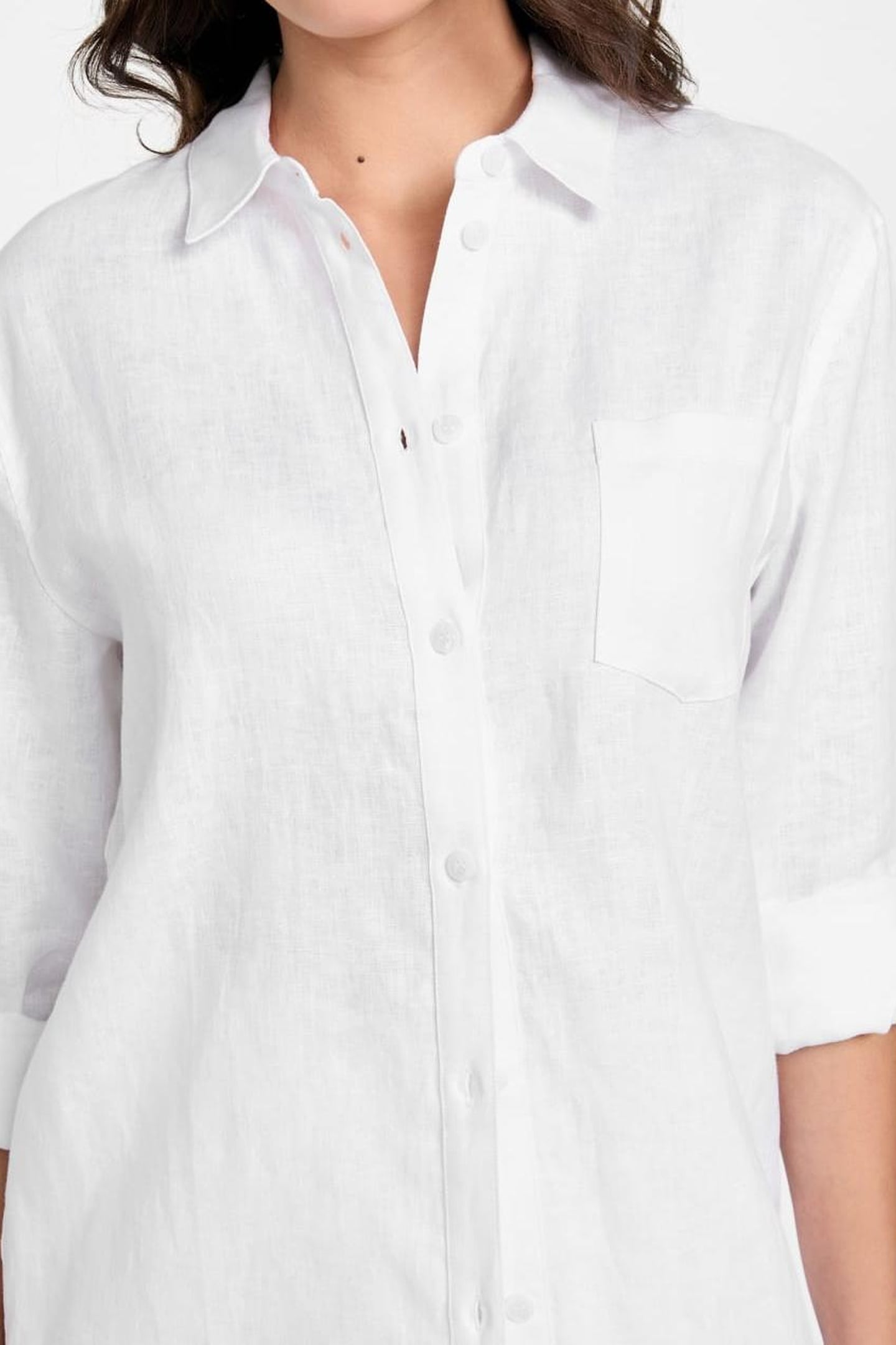 LS GEN LINEN SHIRT PURE WHITE 10
