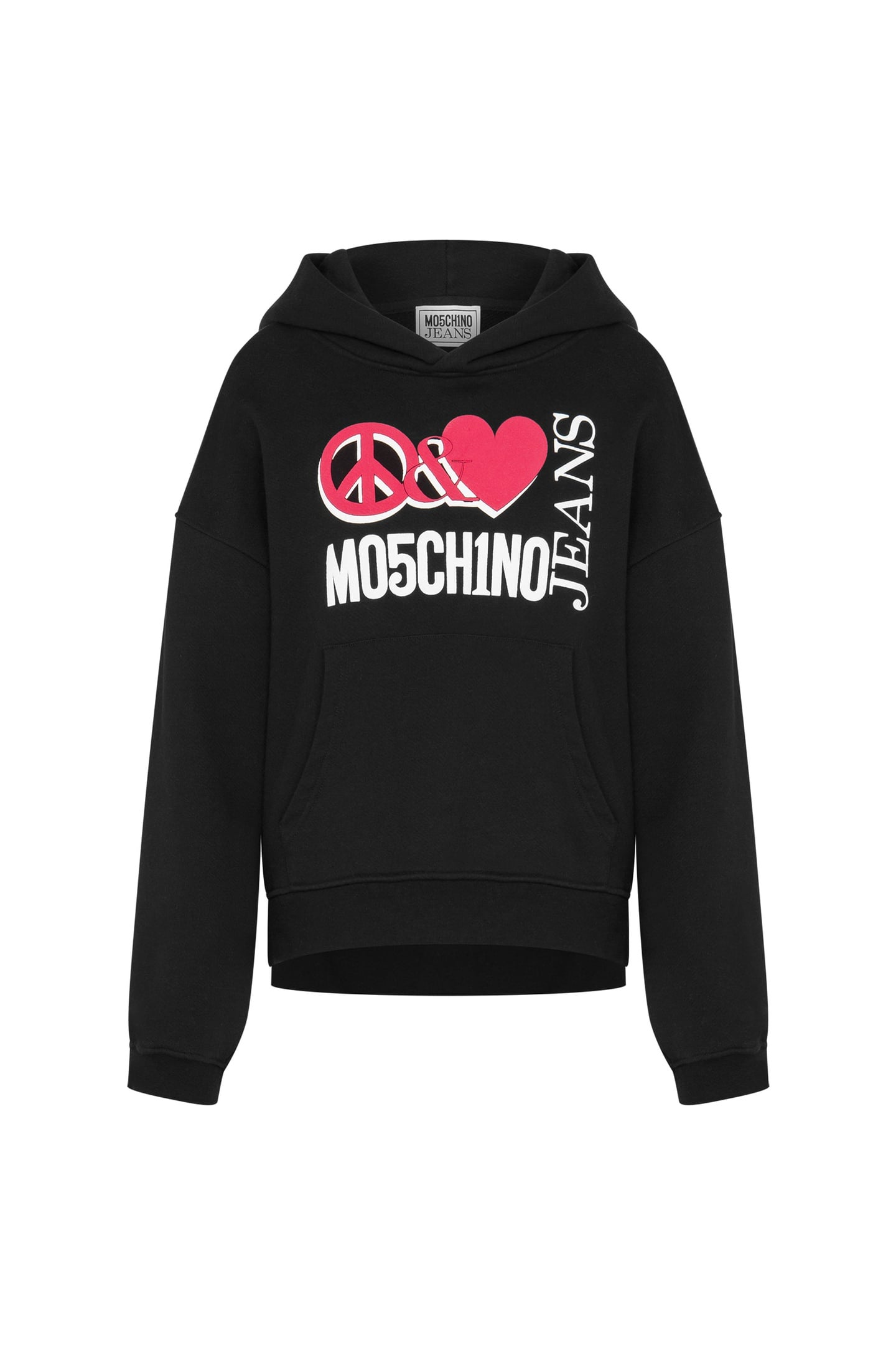 PEACE & LOVE HOODIE BLACK 3