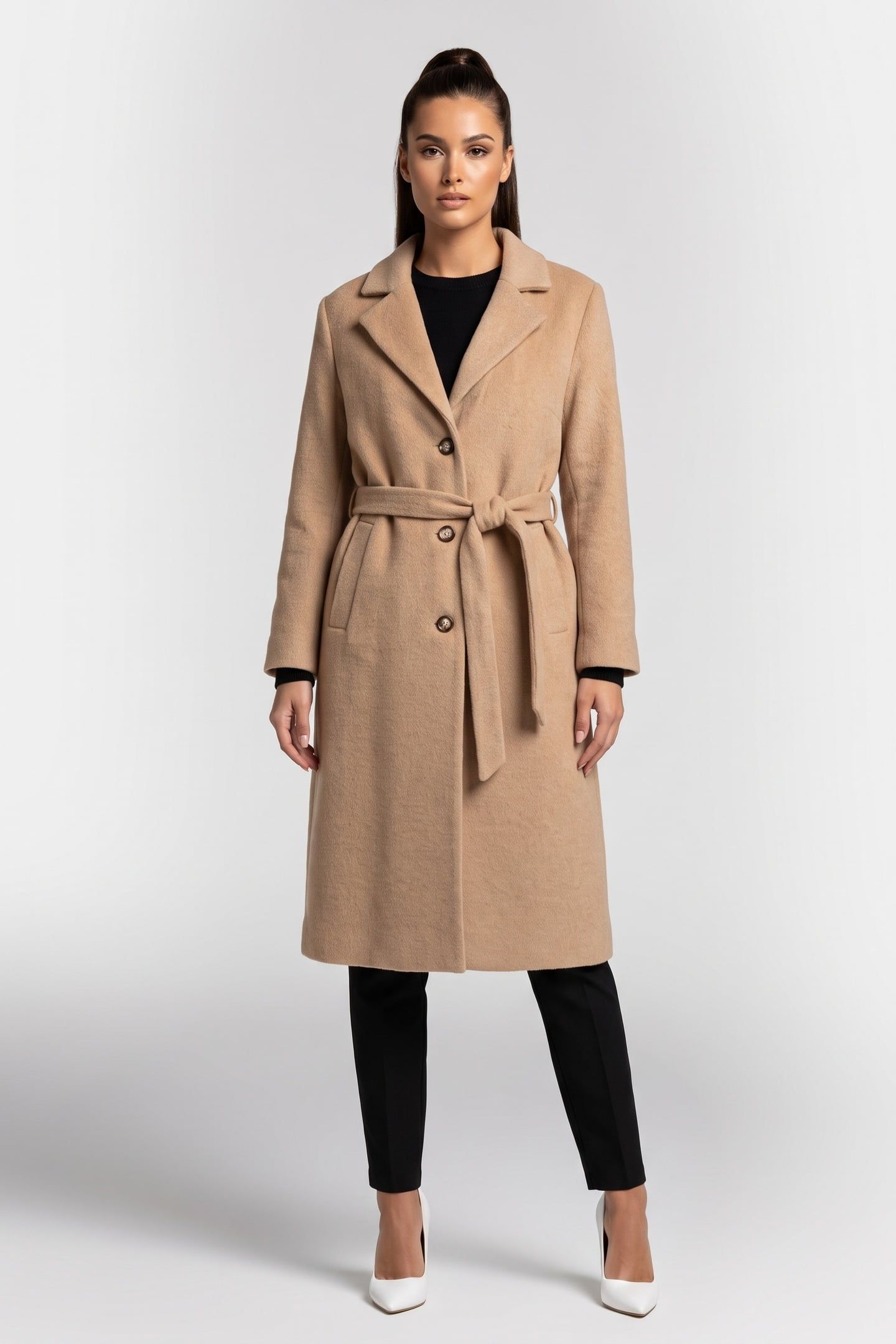 PA HUNTLEY COAT BEIGE 1