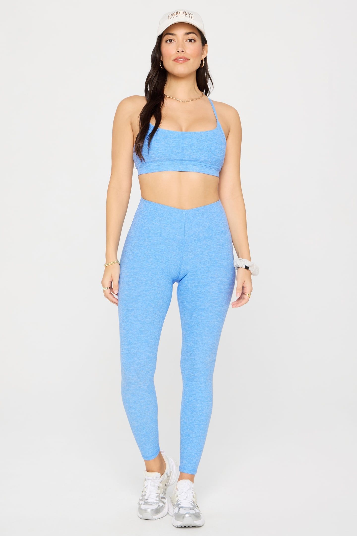HEATHERFLEX STRAPPY BRA BALI BLUE HEATHER 1
