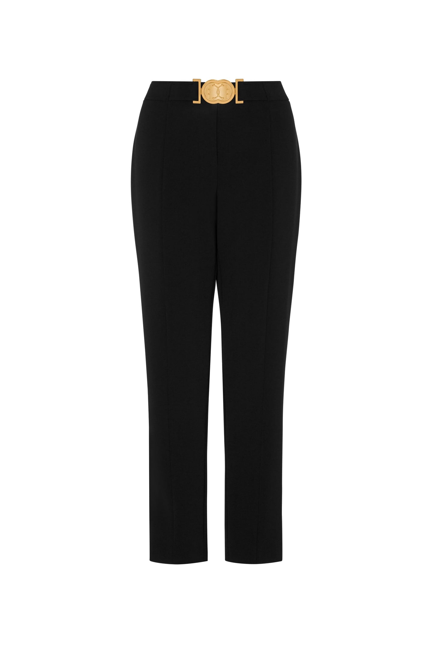 DOUBLE SMILEY® CRÊPE TROUSERS BLACK 3