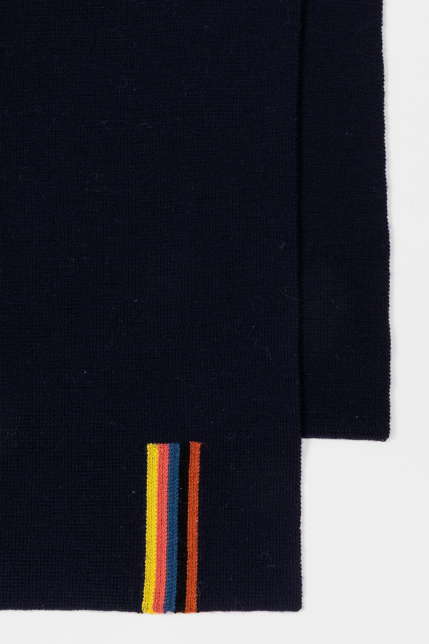 MEN SCARF ARTIST END NAVY 4