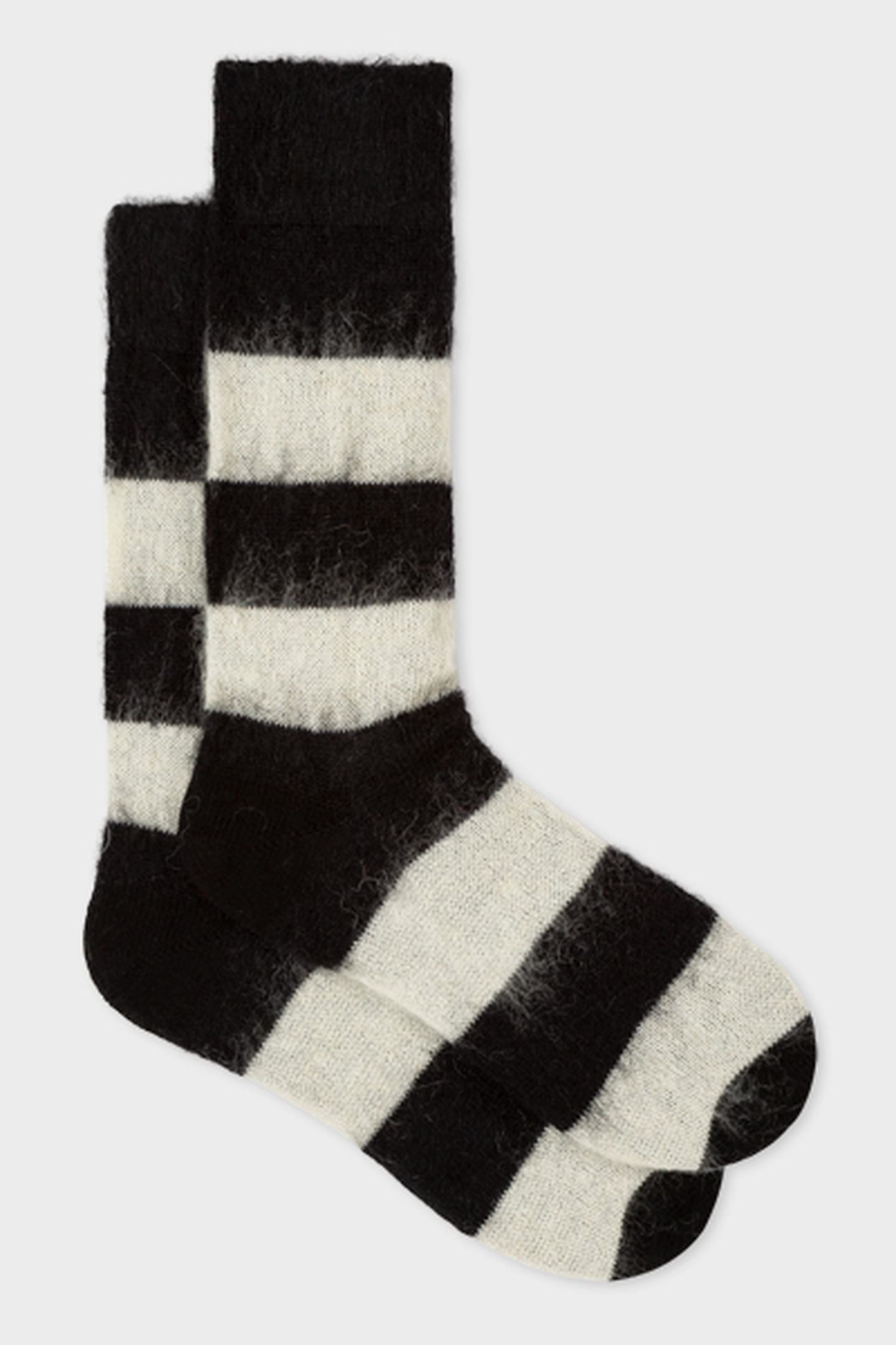 MEN SOCK TOX MOHAIR BLACK 5