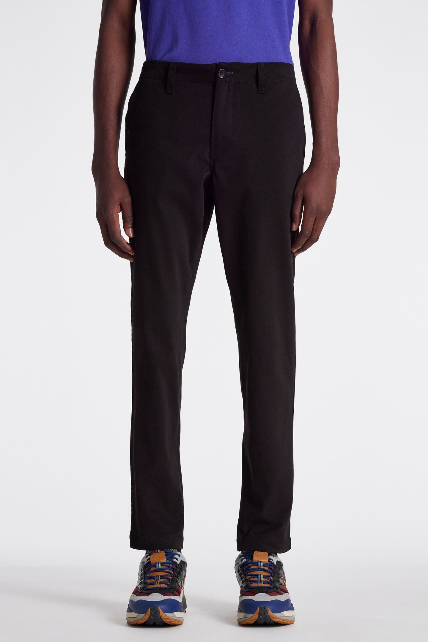 MENS TAERED FIT TROUSER BLACK 1