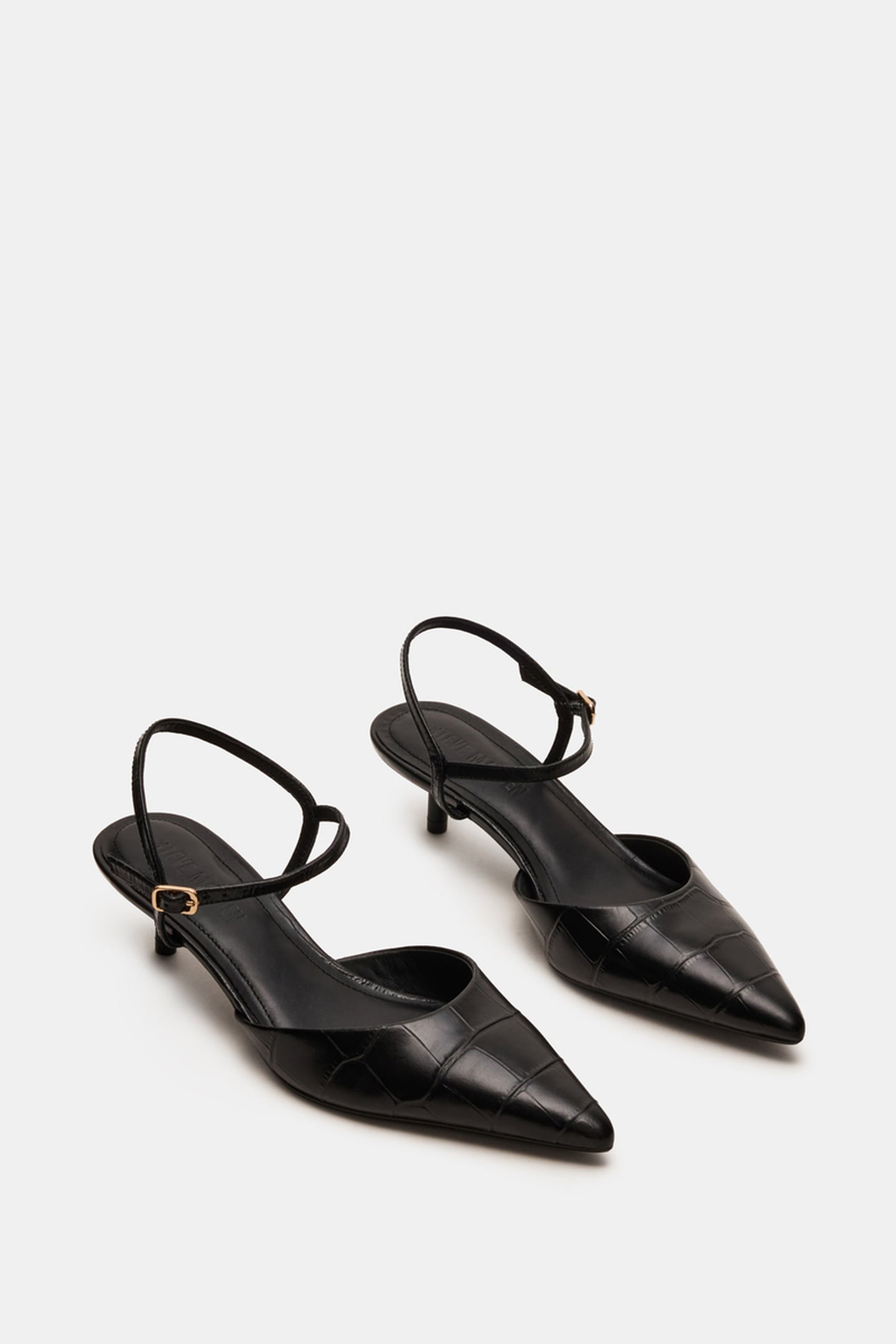 ADELAIDE PUMPS BLACK CROCO 2