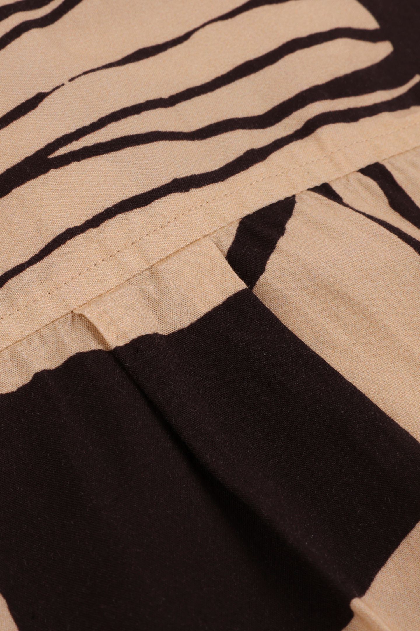 SAMMI SHIRT DARK BROWN PATTERN 3