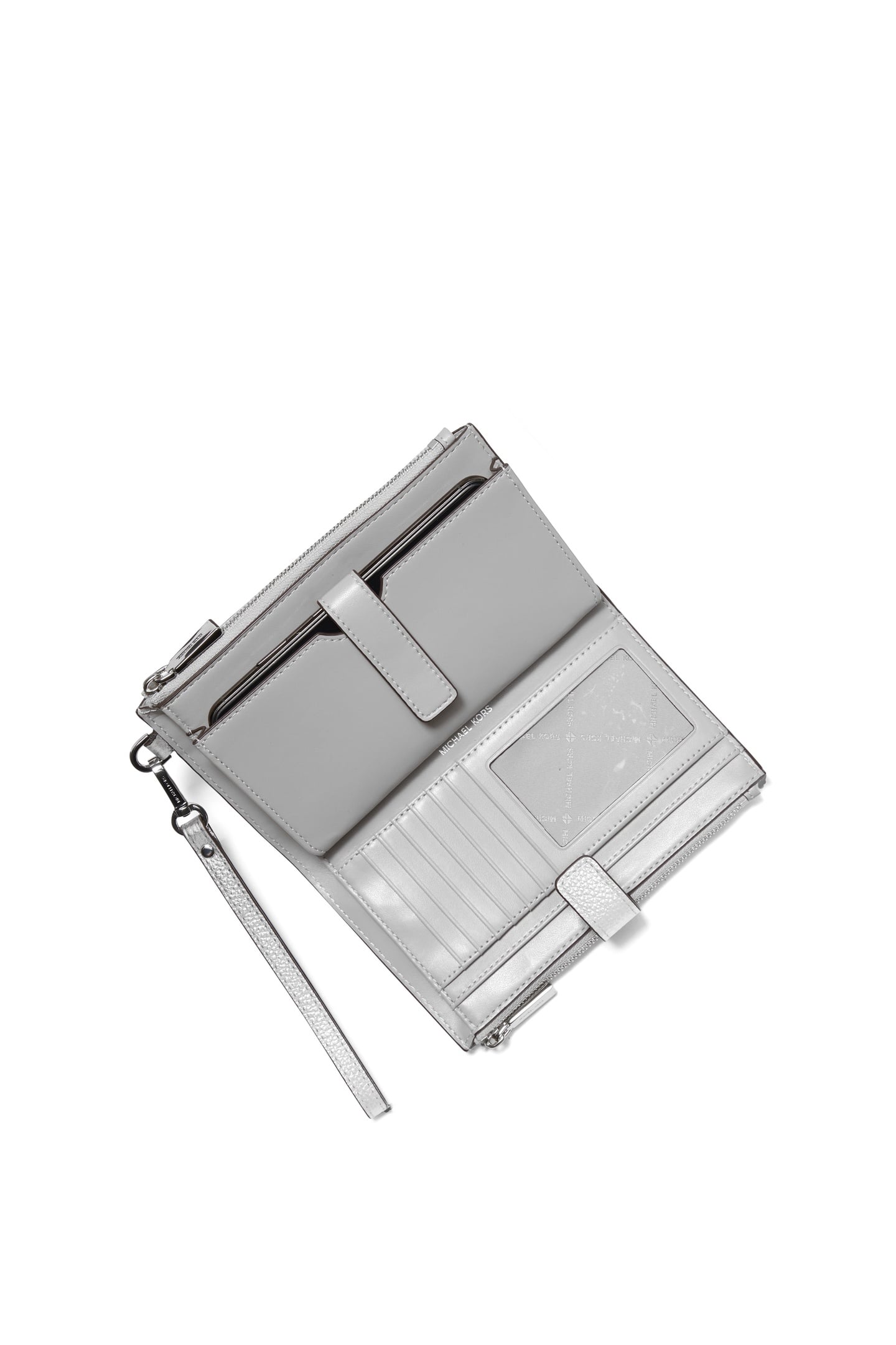 DOUBLE ZIP WRISTLET SILVER 3