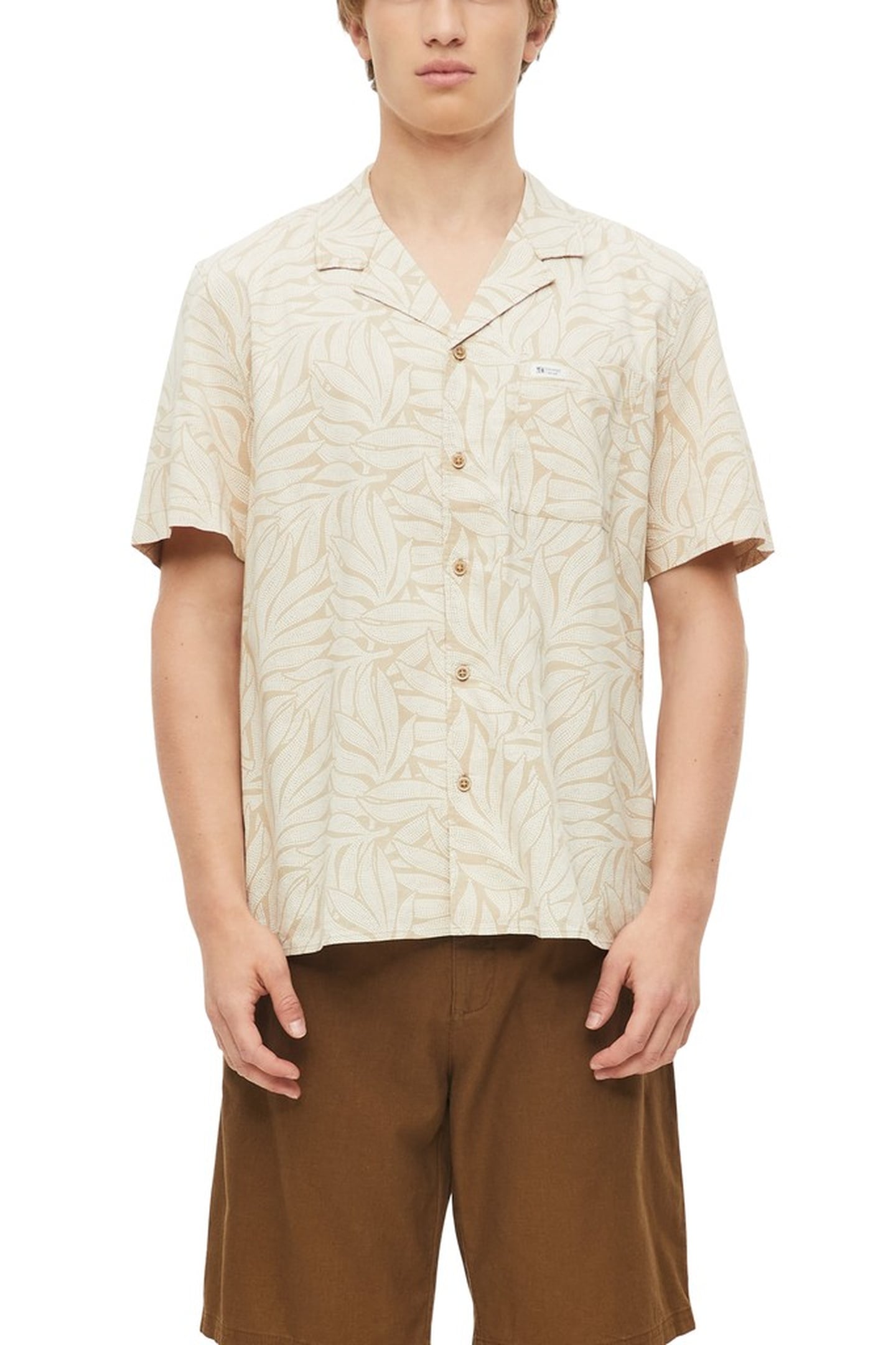 S.OLIVER SHIRTS BEIGE 1